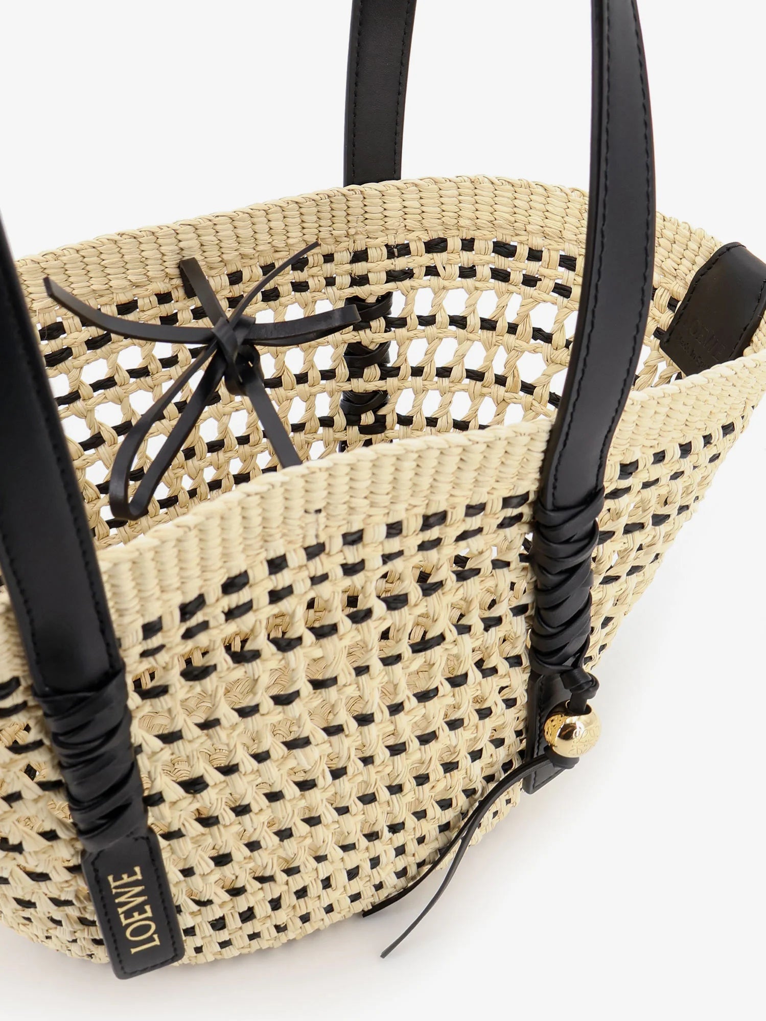 Paula's Ibiza -Braid Basket Small Iraca Palm Leaf Shoulder Bag
