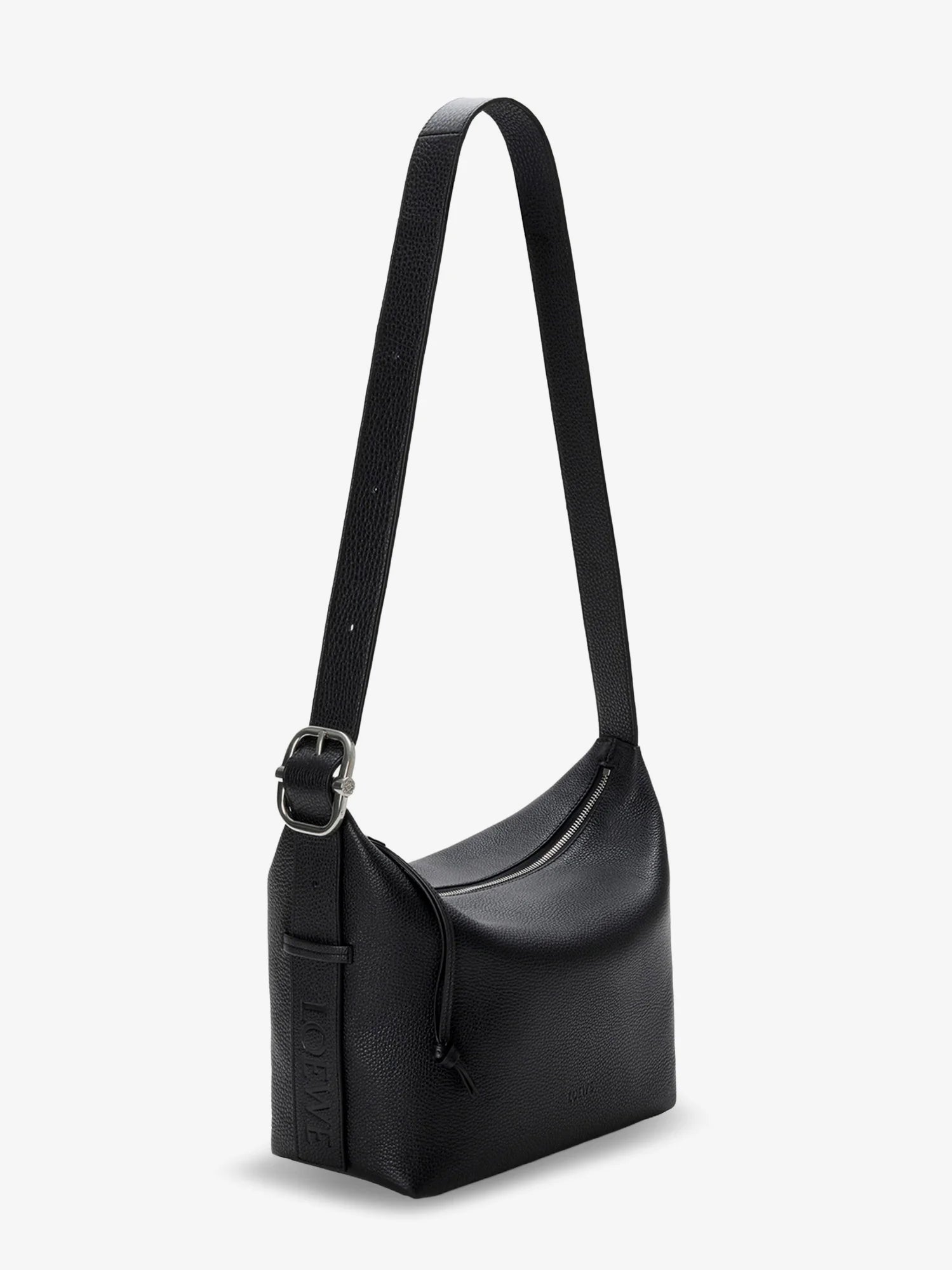 Loop leather crossbody bag