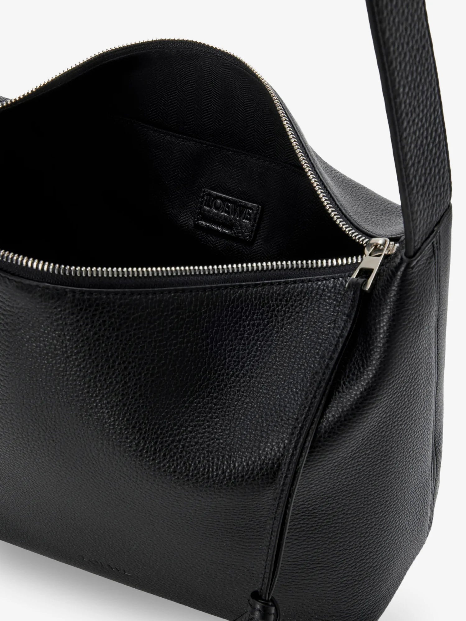 Loop leather crossbody bag