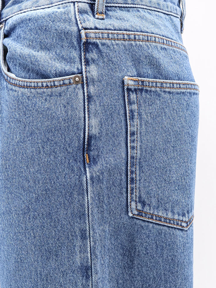 Anagram Baggy Jeans with embroidery on the front