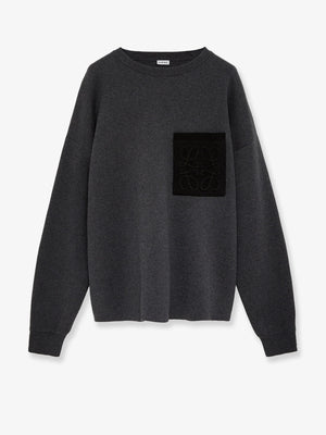 Anagram cotton blend sweatshirt