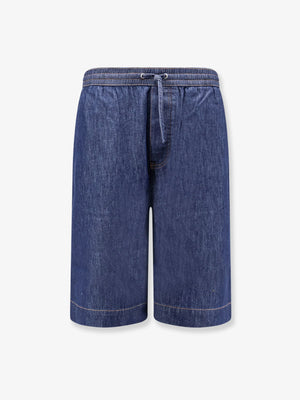 Cotton bermuda shorts with Anagram logo on the back