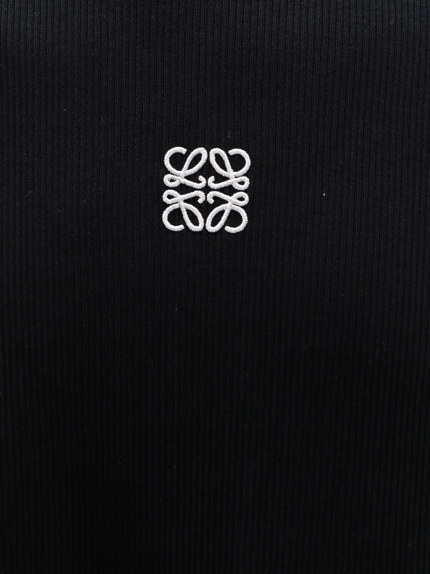 Ribbed cotton t-shirt
