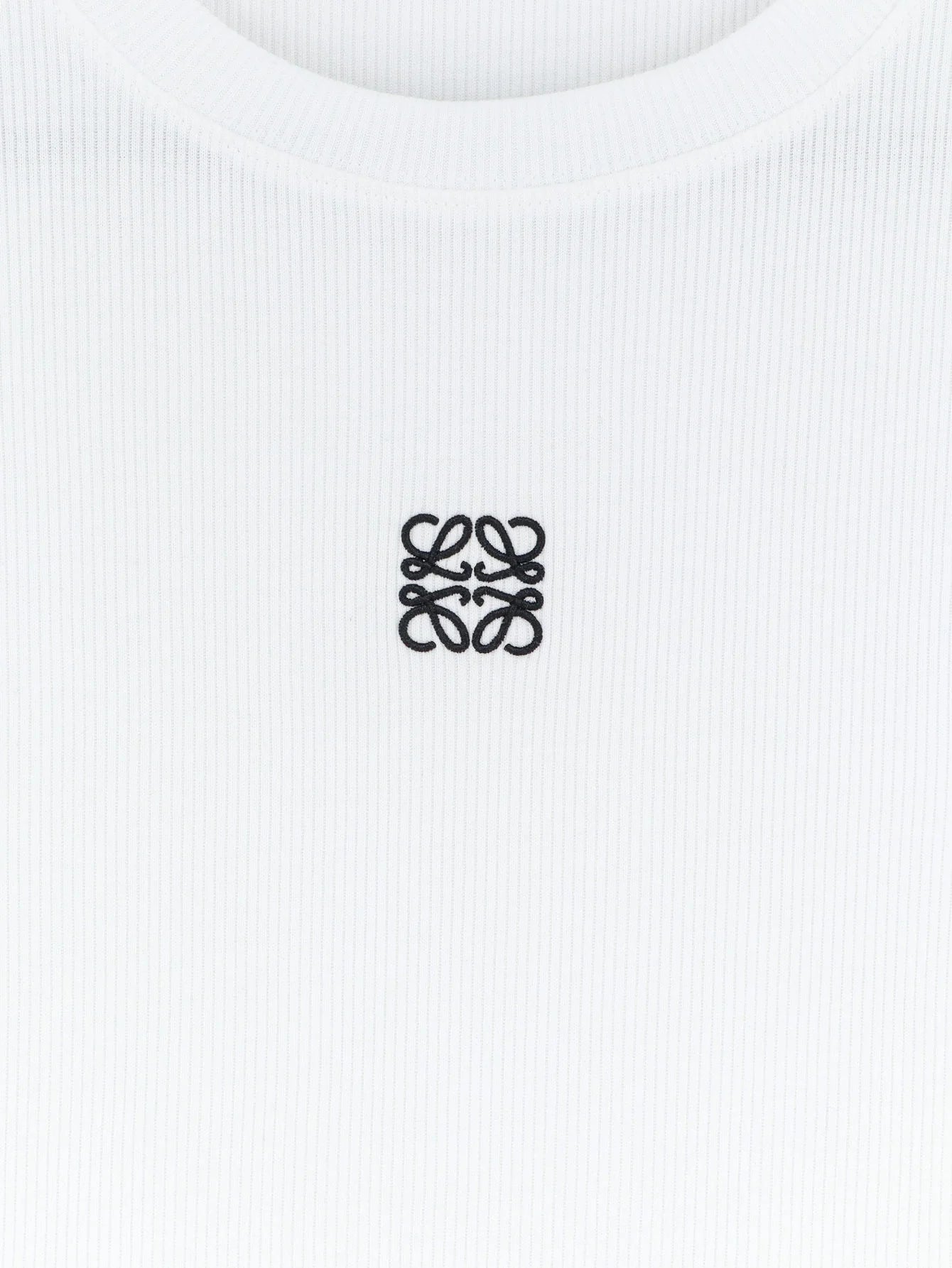 Ribbed cotton t-shirt