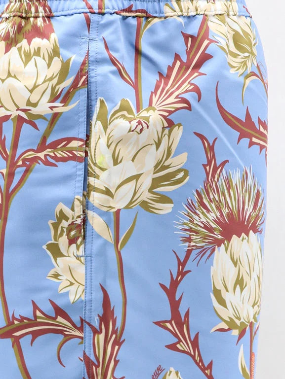 Paula's Ibiza floral print nylon swim trunks
