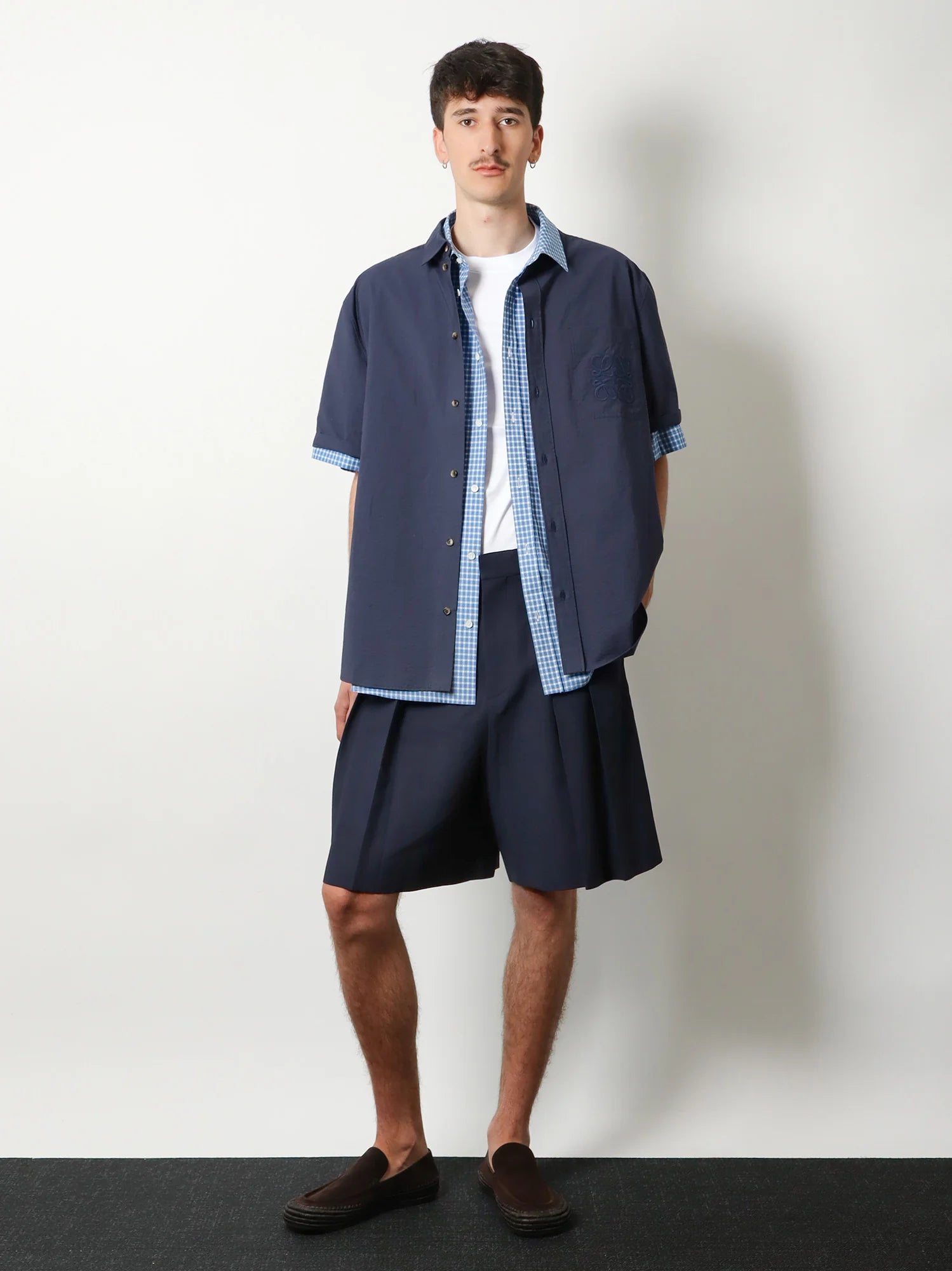 Paula's Ibiza linen and cotton bermuda shorts