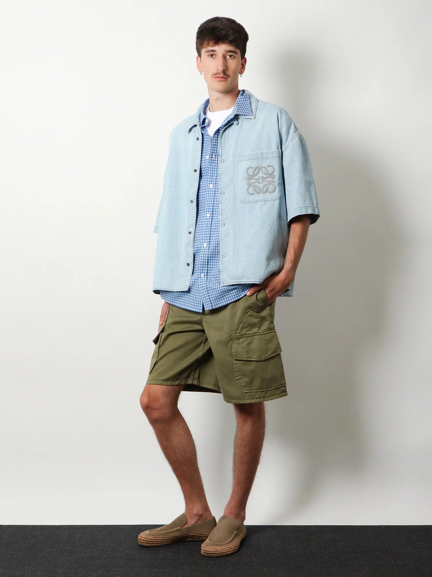 Paulas Ibiza Cotton Cargo Bermuda Shorts
