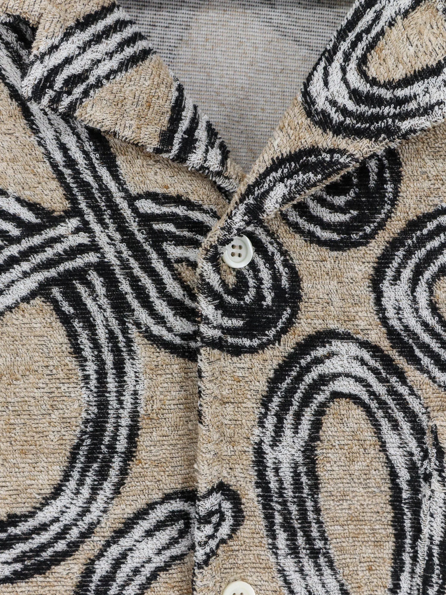 Paula's Ibiza - Terrycloth shirt with iconic print