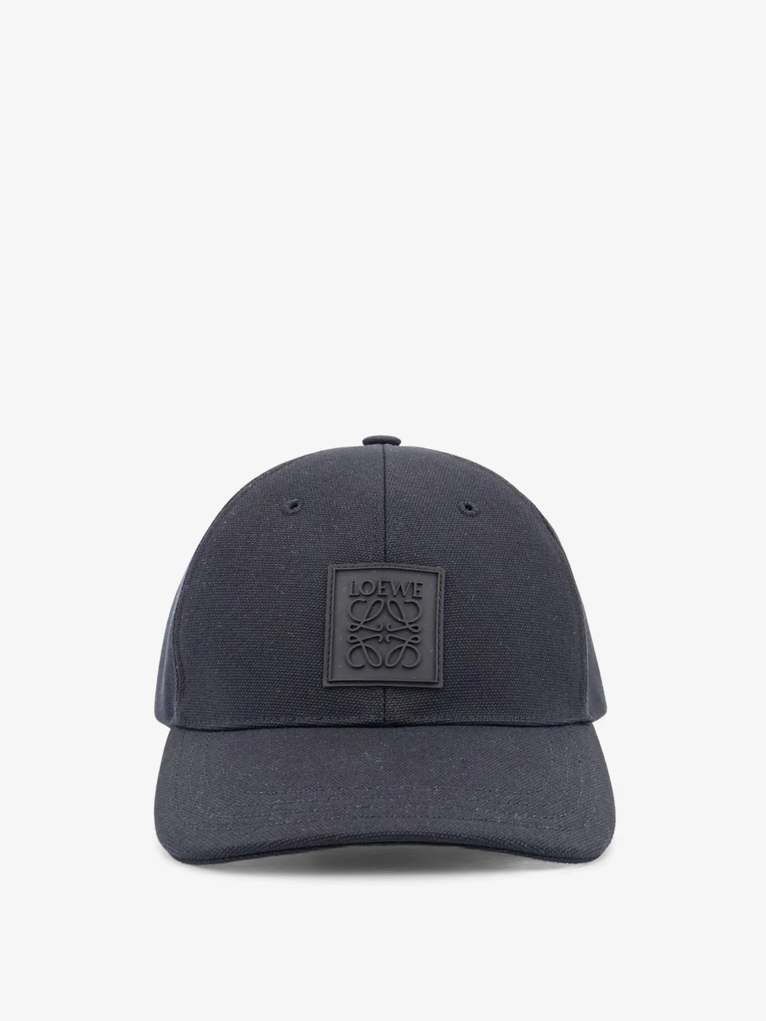 Cotton hat with rubber Anagram logo patch