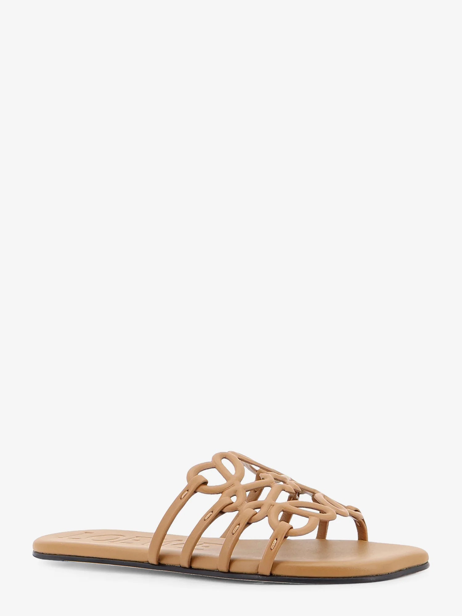 Paula's Ibiza-Aangram Petal leather sandals