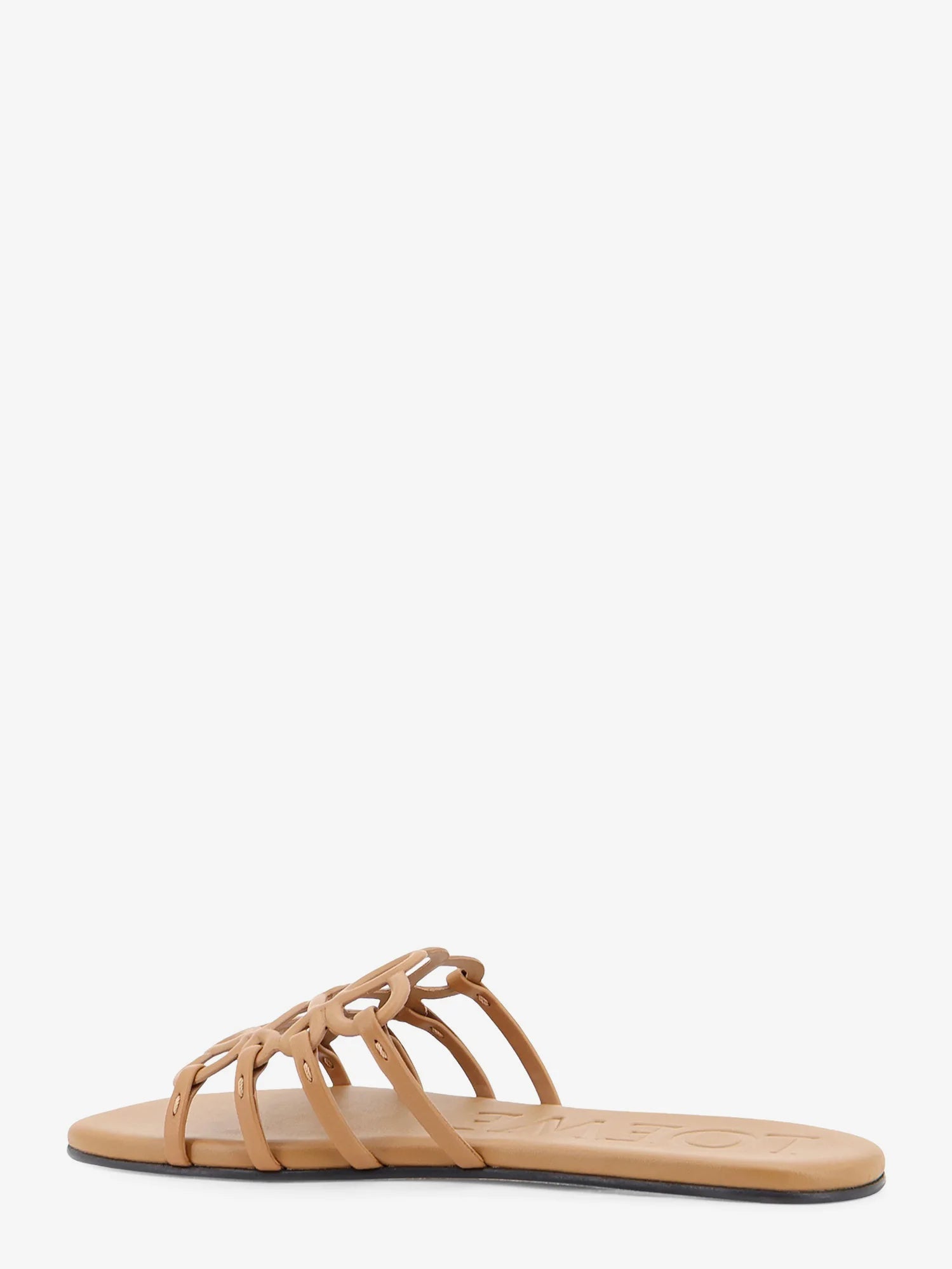 Paula's Ibiza-Aangram Petal leather sandals