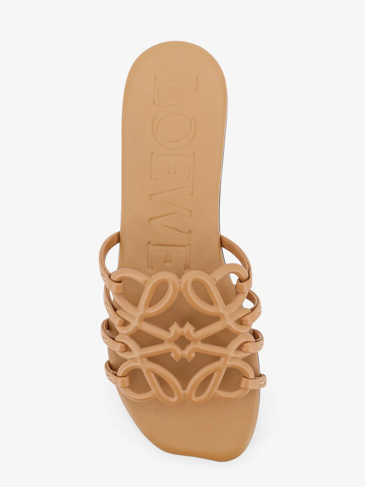 Paula's Ibiza-Aangram Petal leather sandals