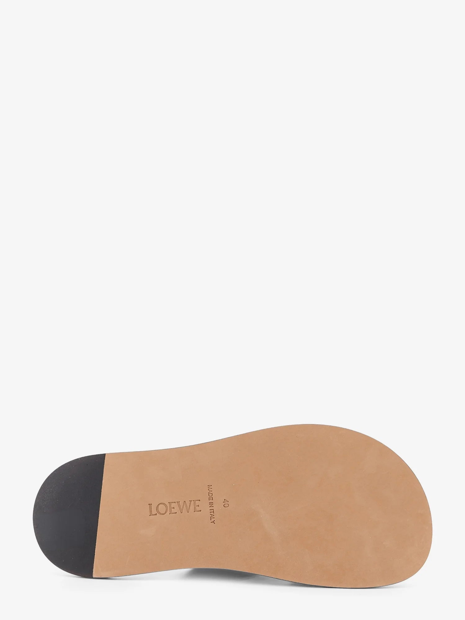 Flex leather sandals with crisscross detail