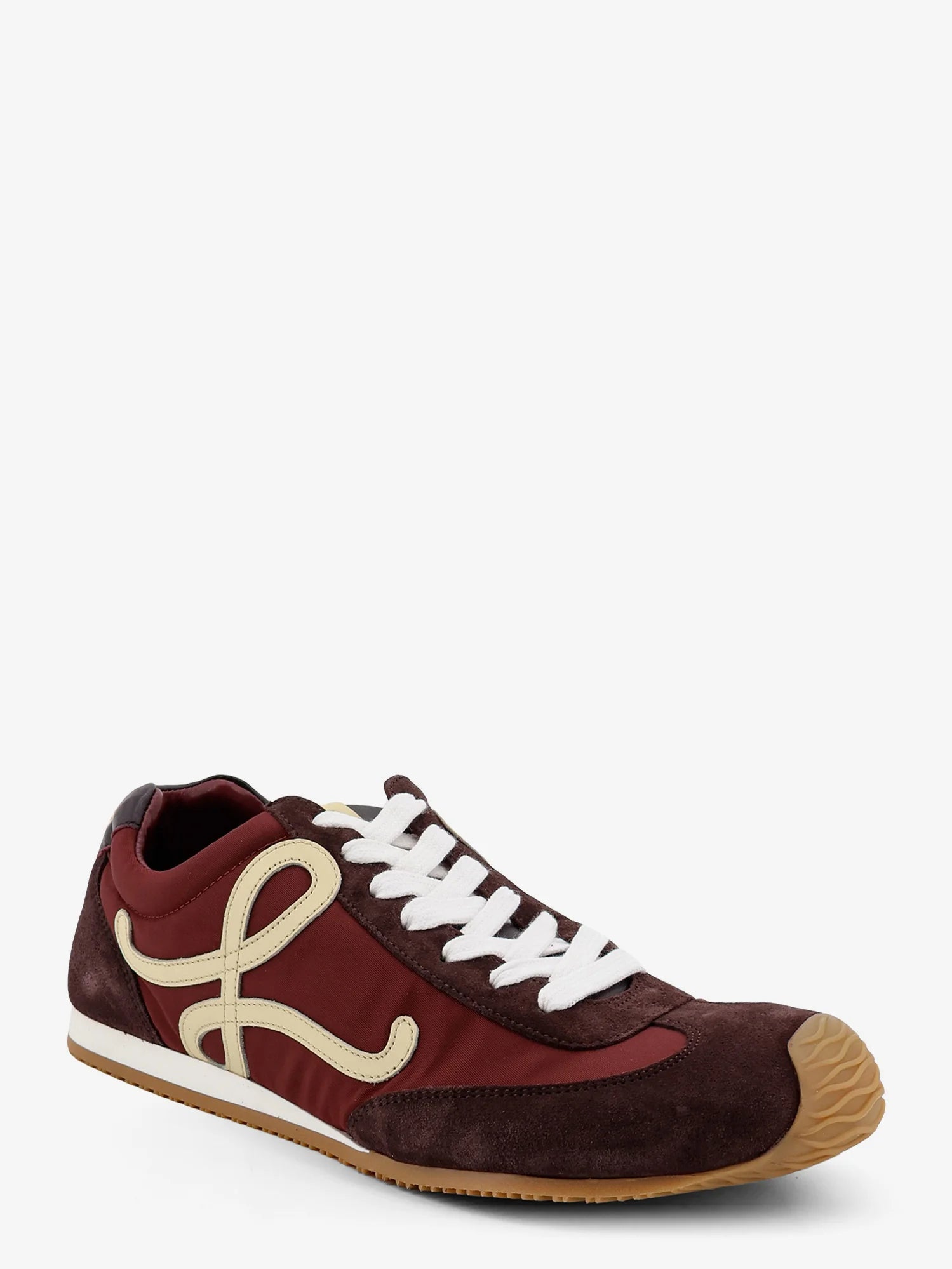 Ballet Runner 2.0 nylon and suede sneakers with side logo