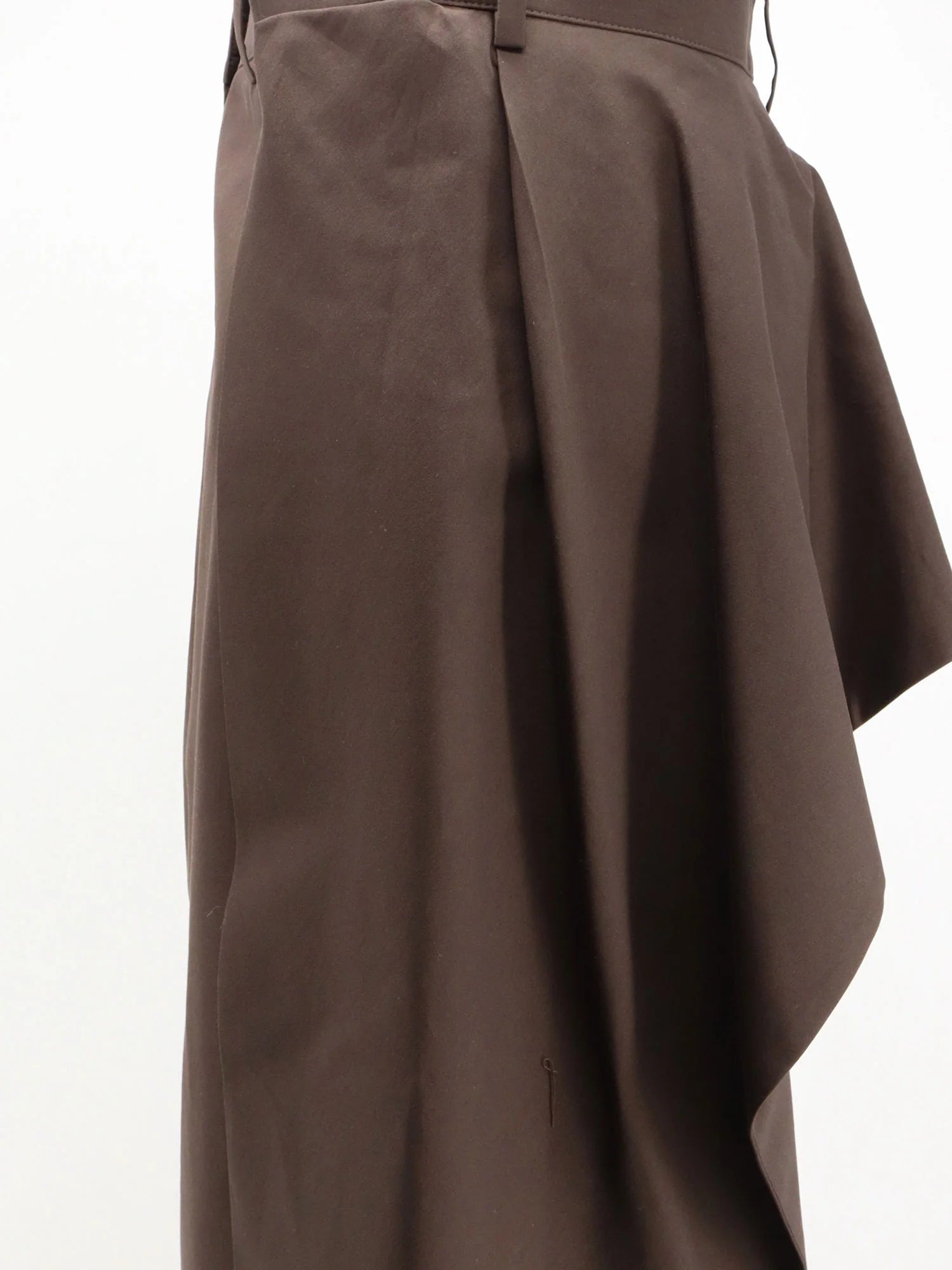 Cotton and silk blend trousers