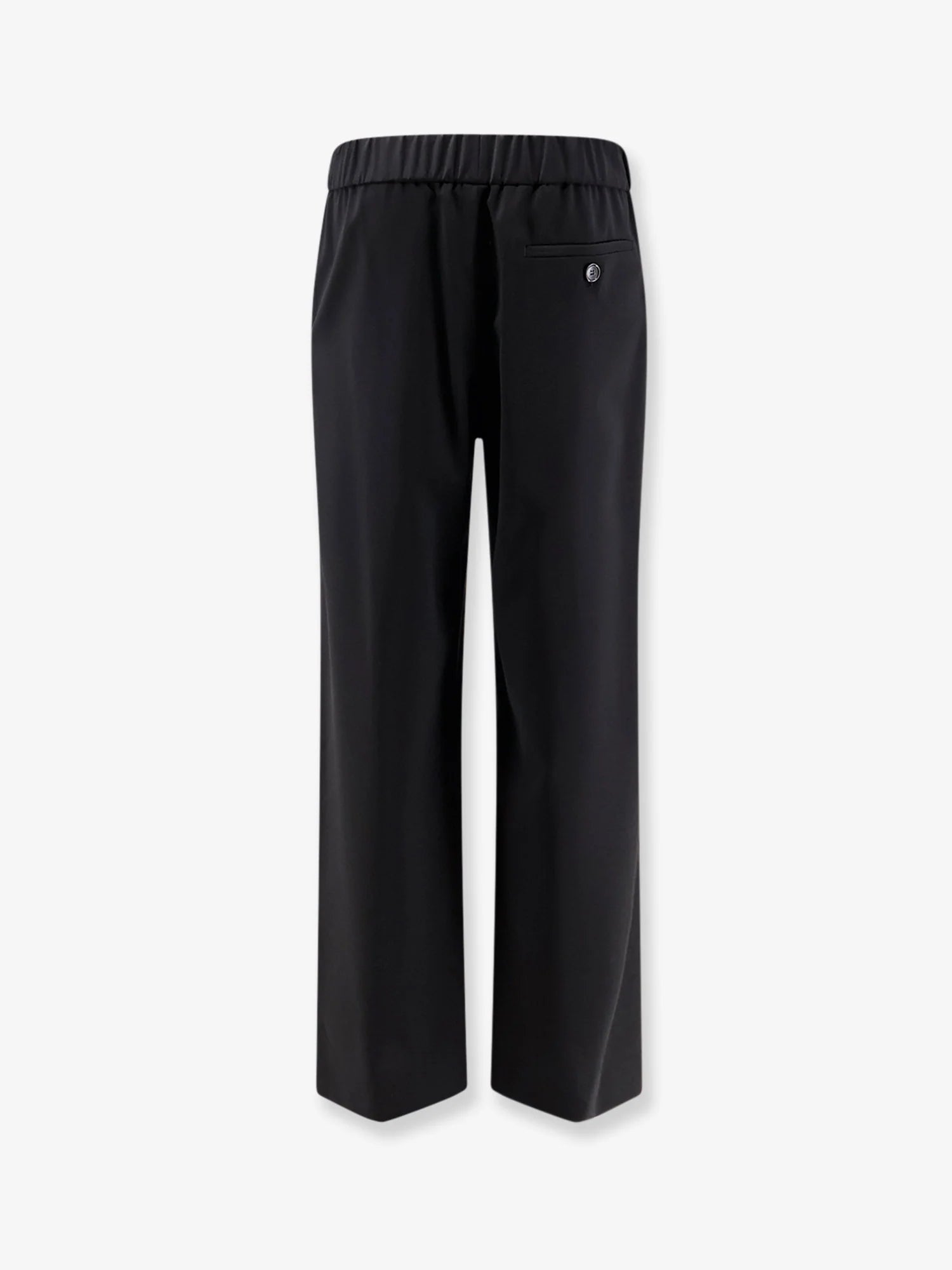 Wool trousers with Logo detail