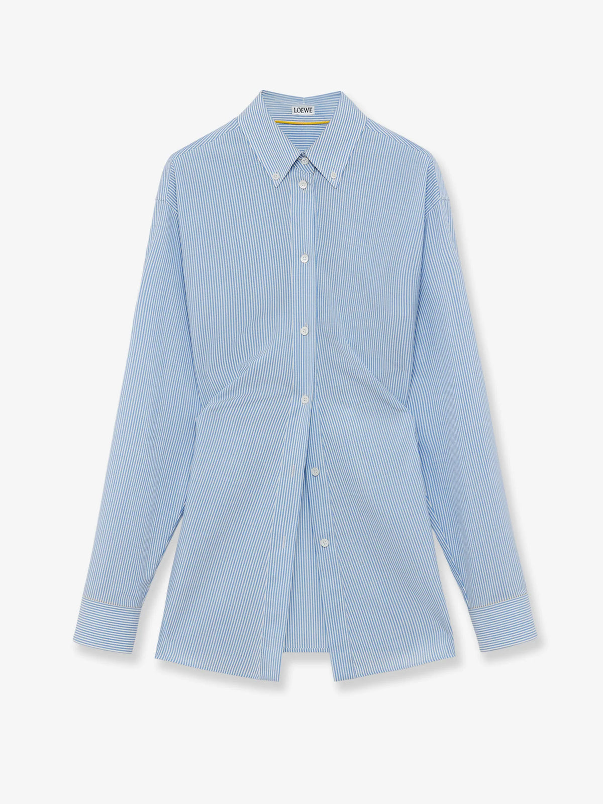 Lightweight wool striped shirt