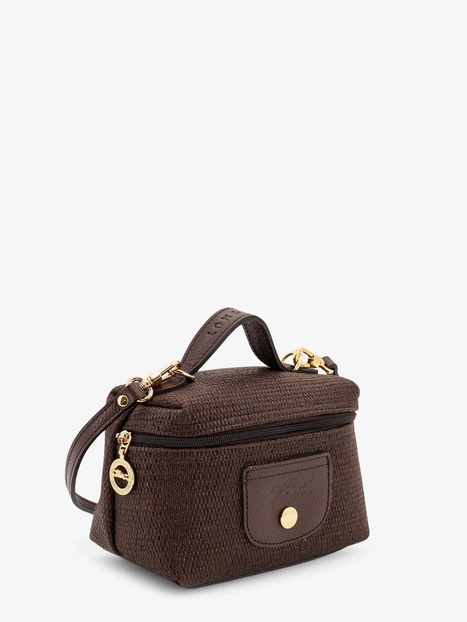 Le Panier Pliage XS raffia crossbody bag