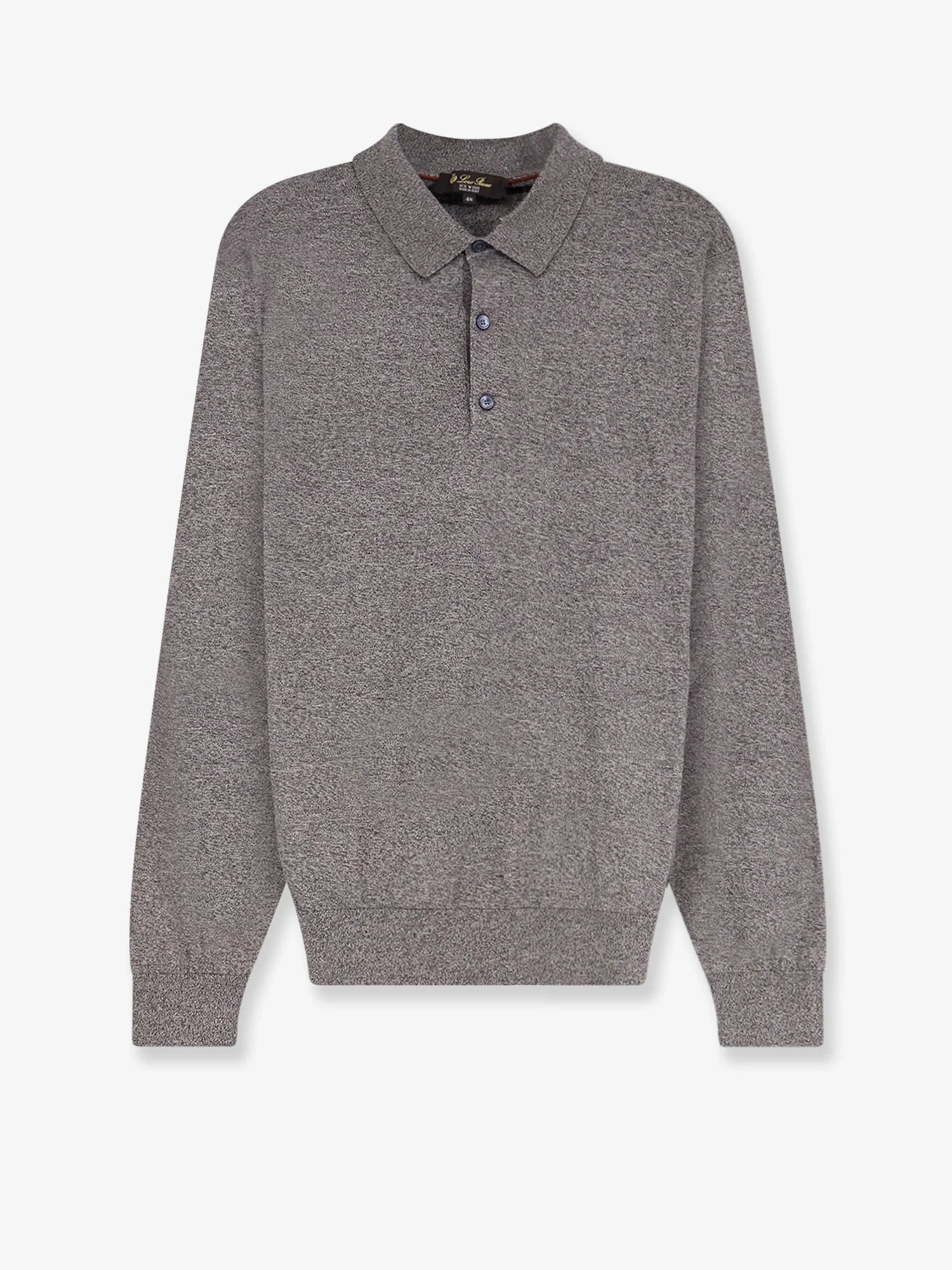 Ice Wish mélange cotton polo shirt