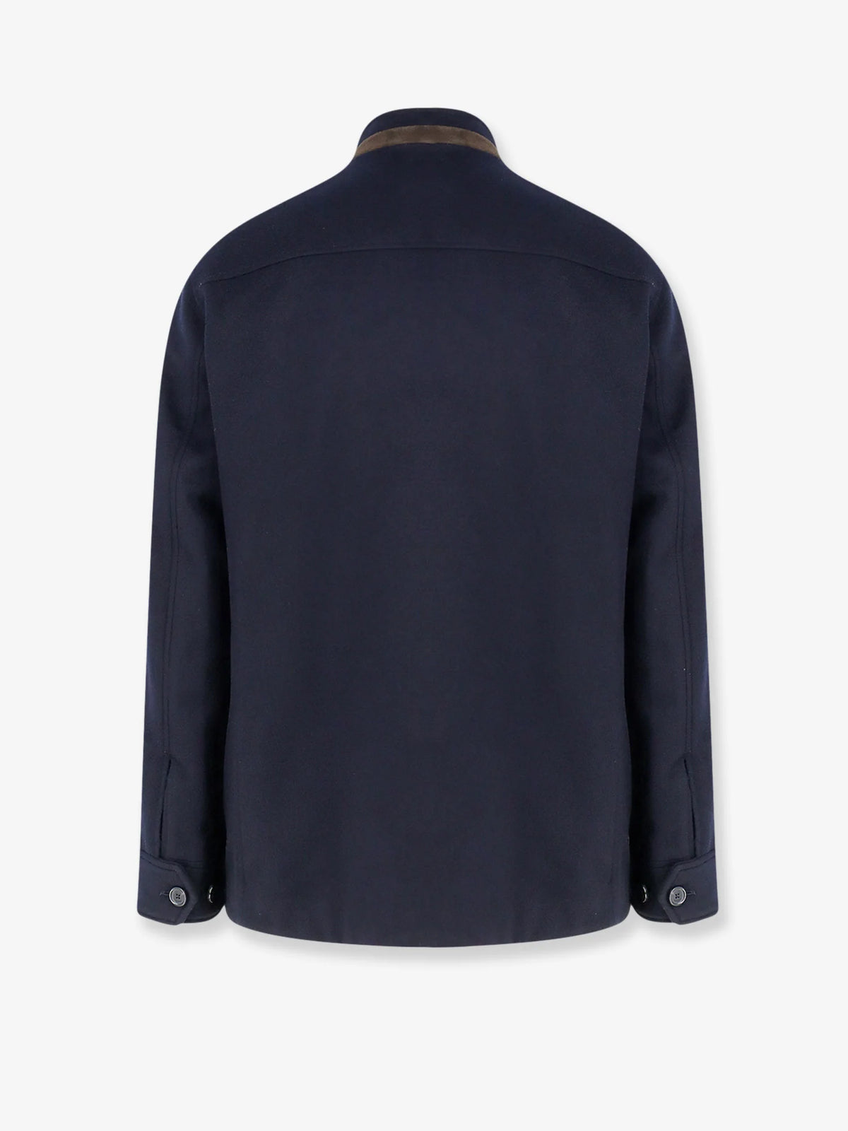 Elan cashmere coat with internal vest
