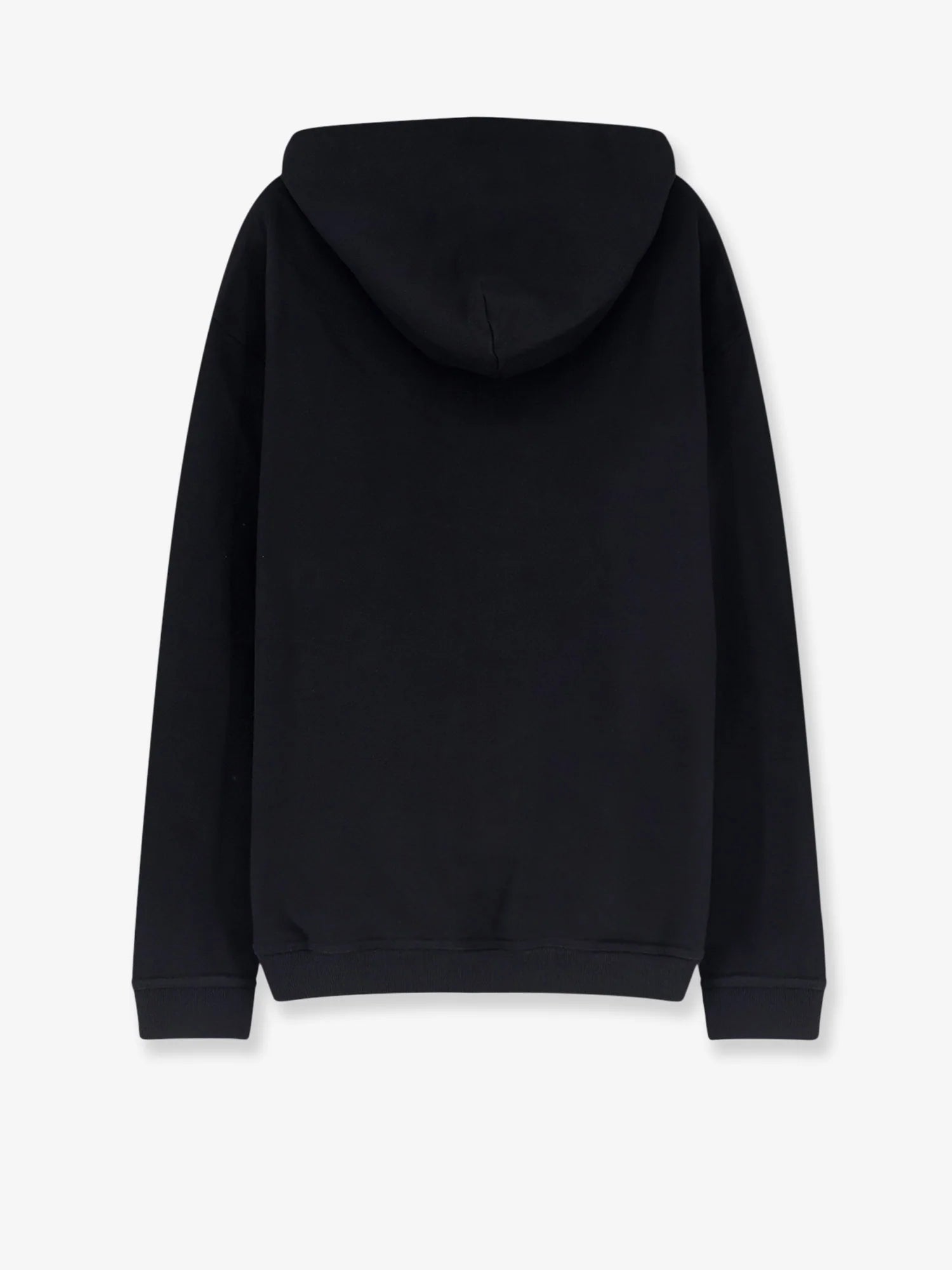 Cotton sweatshirt with front embroidered logo