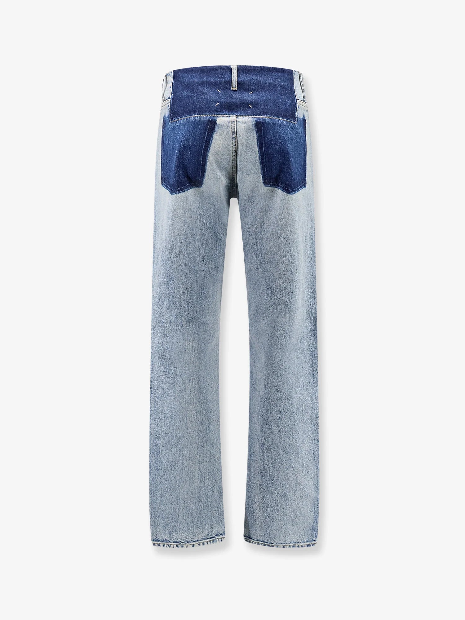 Jeans with patchwork effect