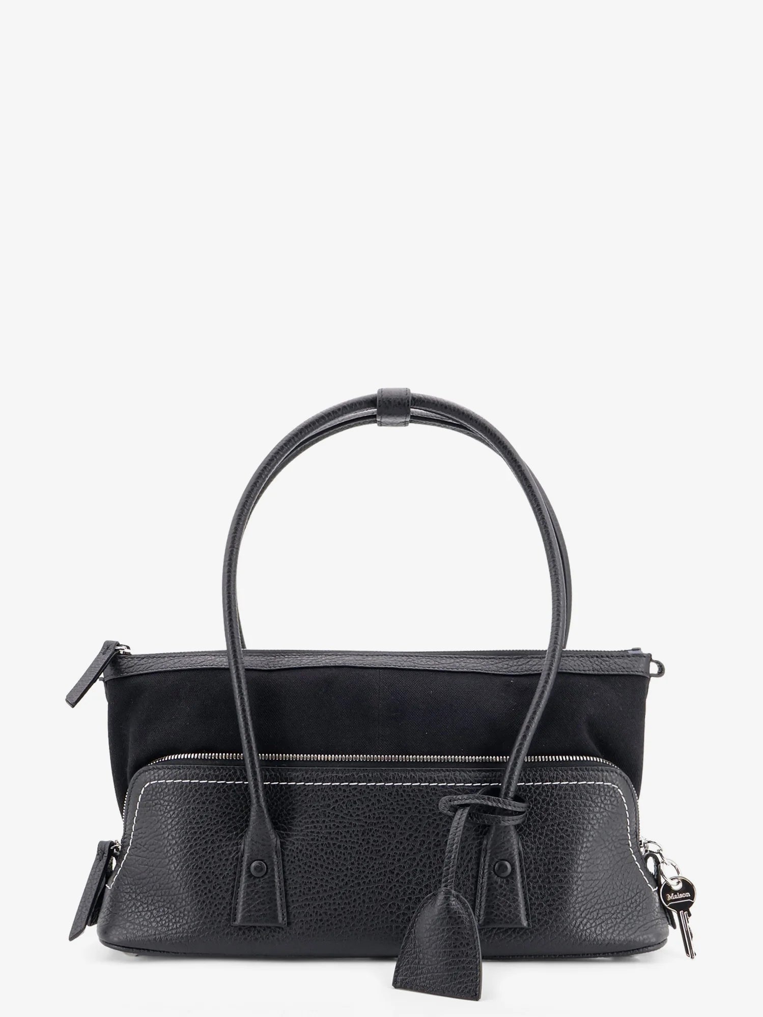 5AC Shoulder East West Leather Shoulder Bag