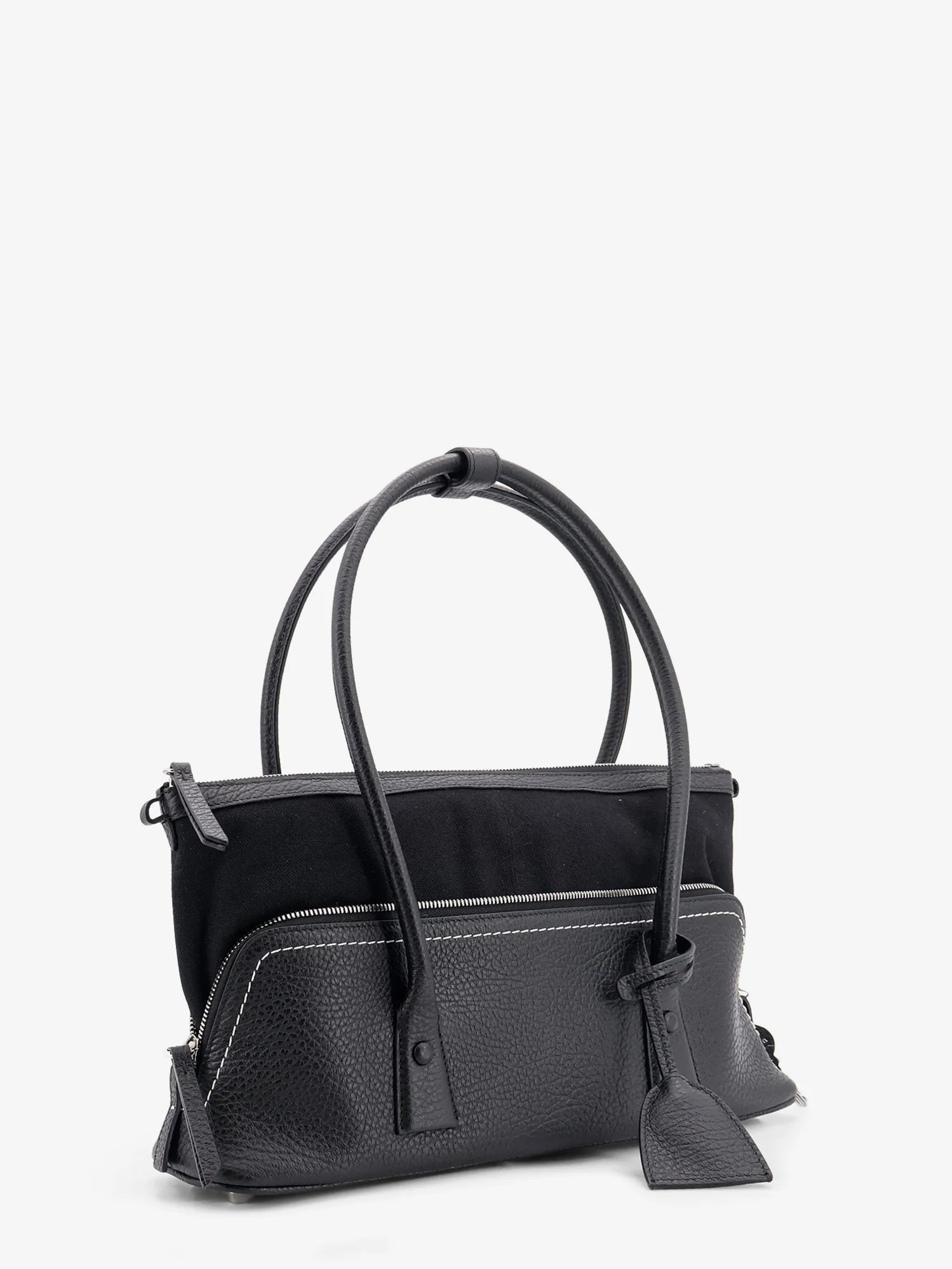 5AC Shoulder East West Leather Shoulder Bag