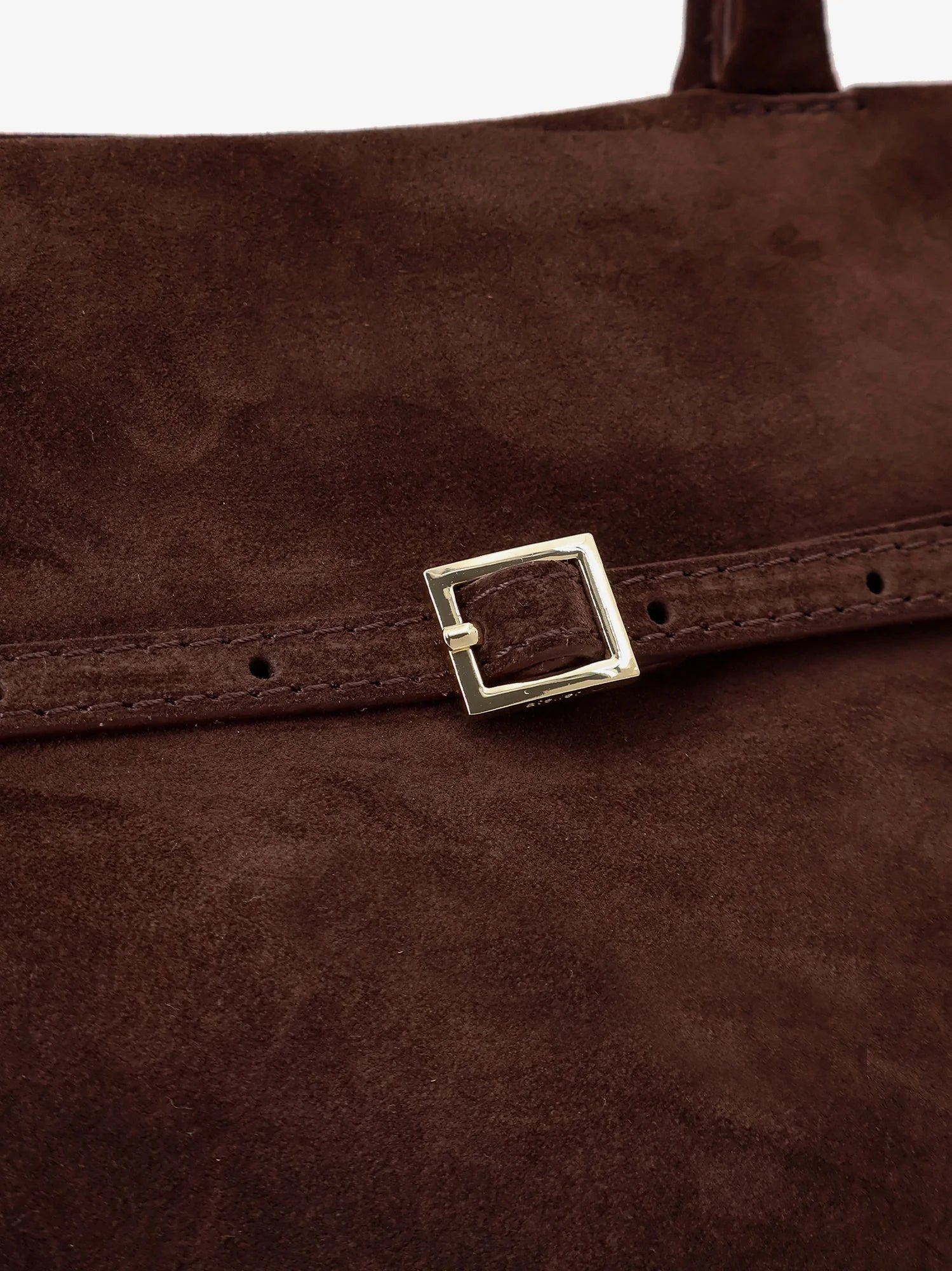 Le Cambon 35 suede handbag
