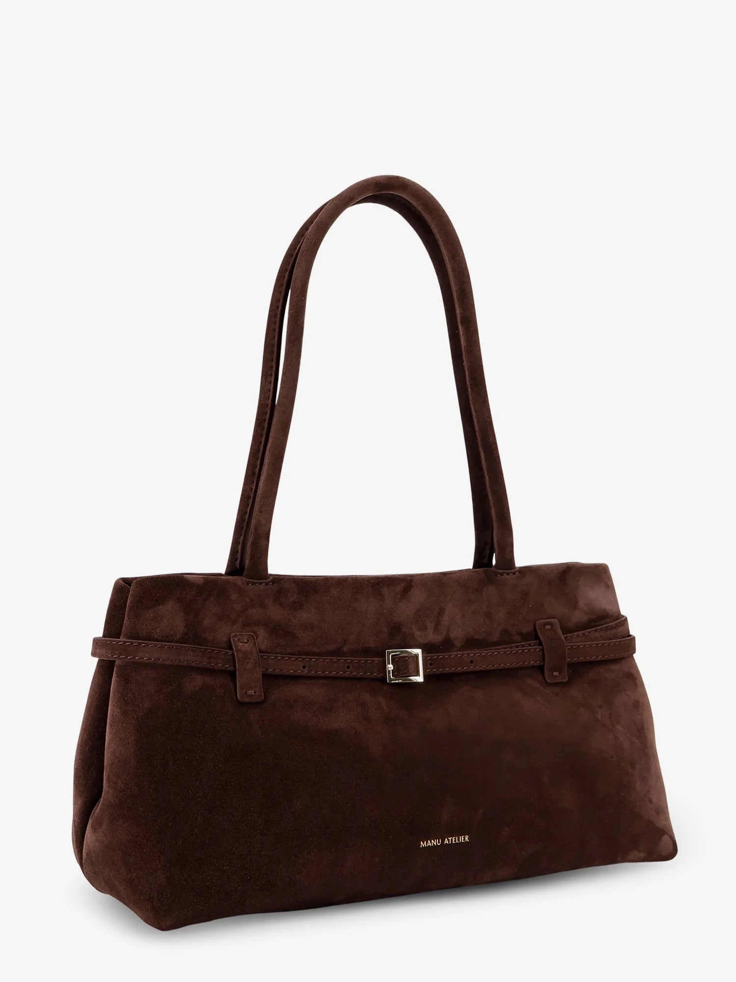 Le Cambon East West suede shoulder bag