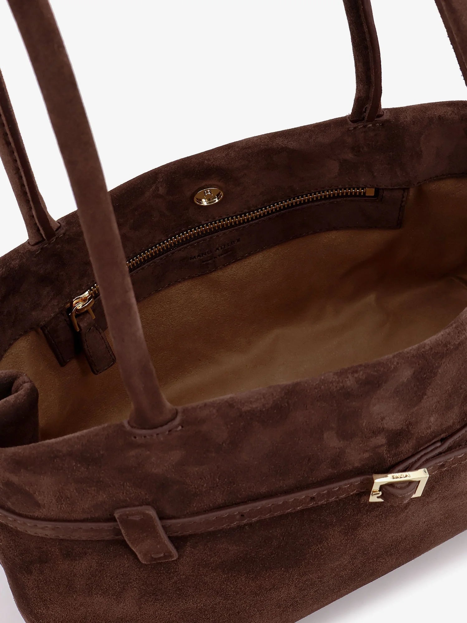 Le Cambon East West suede shoulder bag