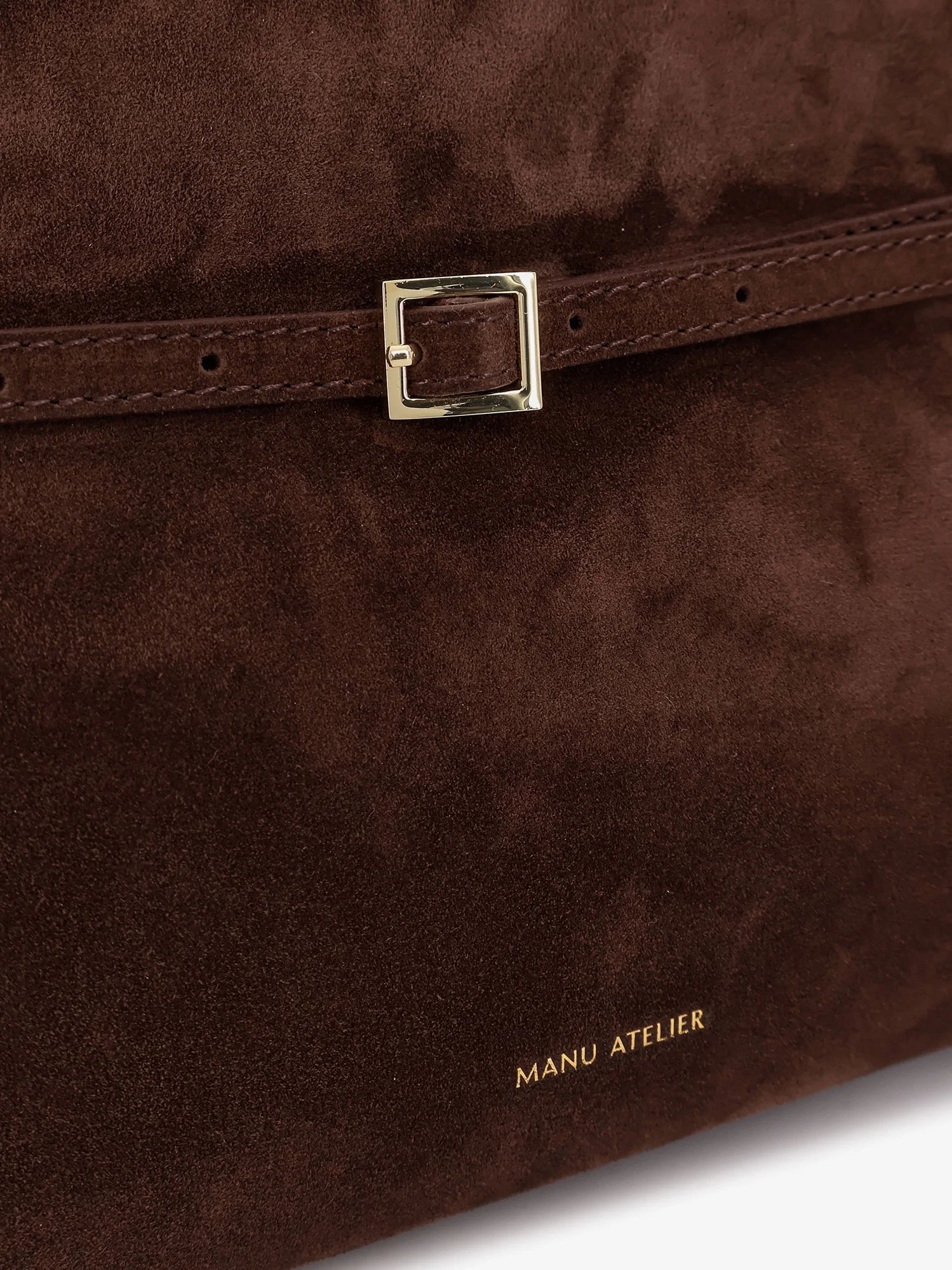 Le Cambon East West suede shoulder bag