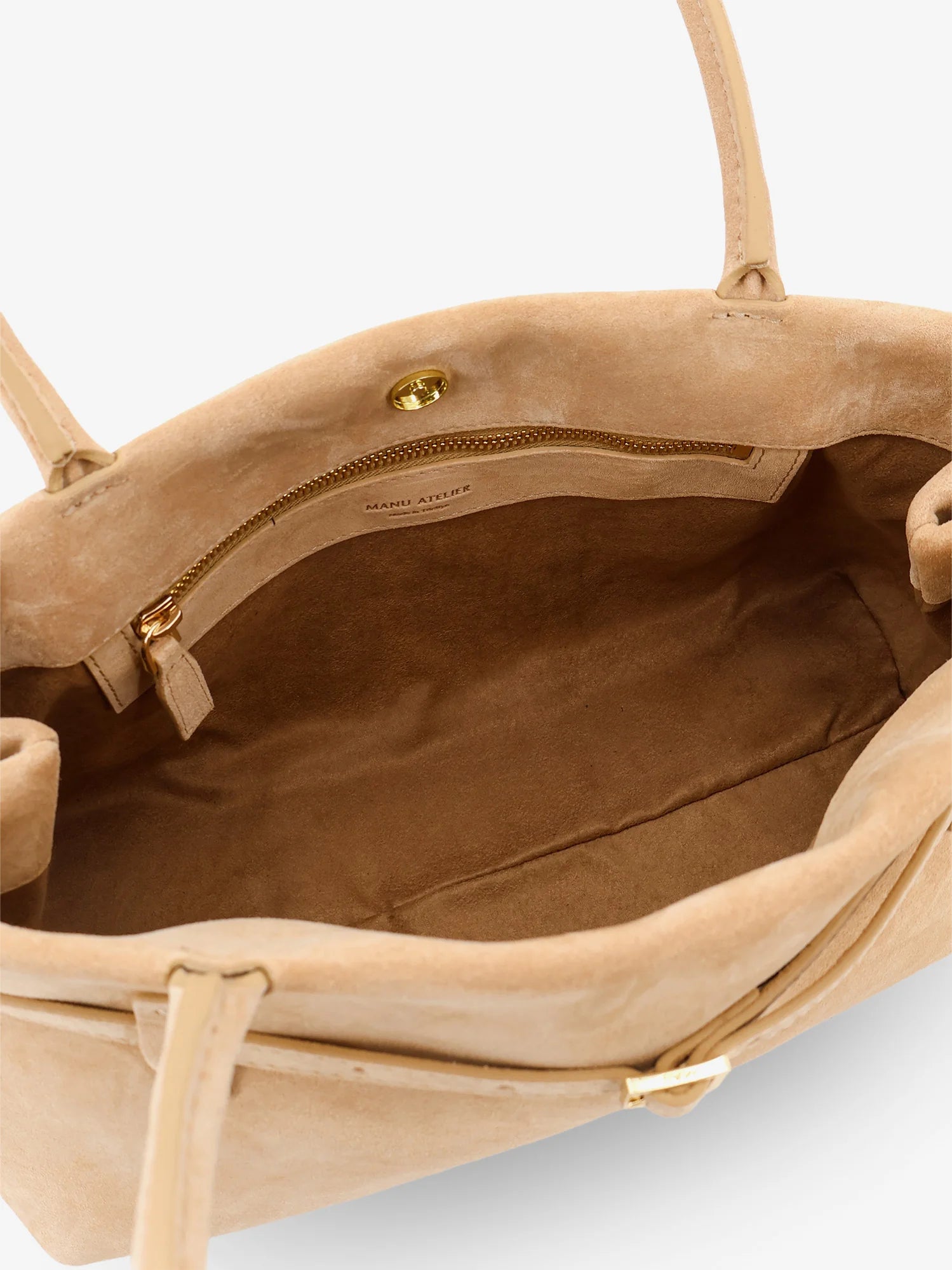 Le Cambon East West suede shoulder bag