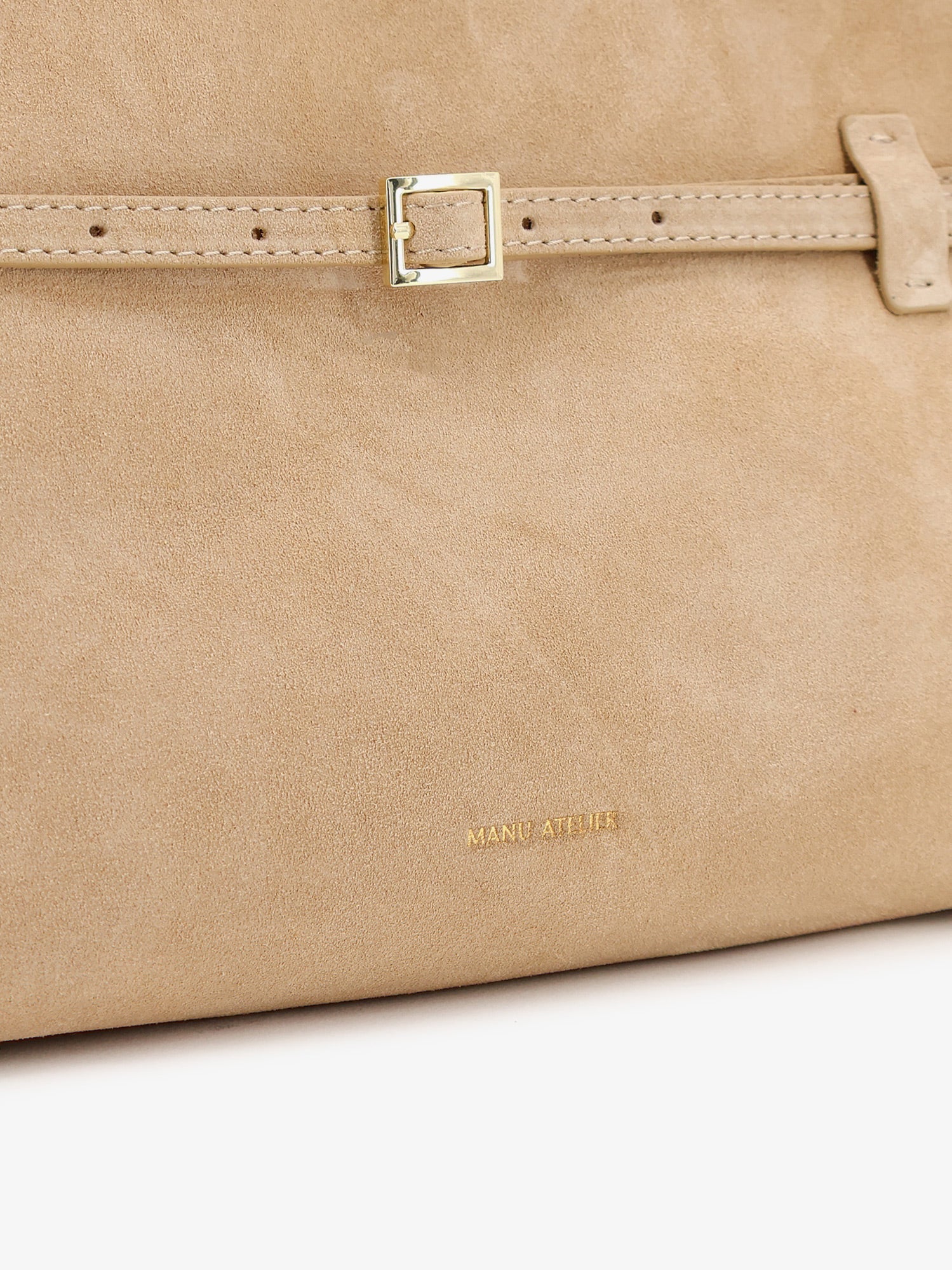 Le Cambon East West suede shoulder bag