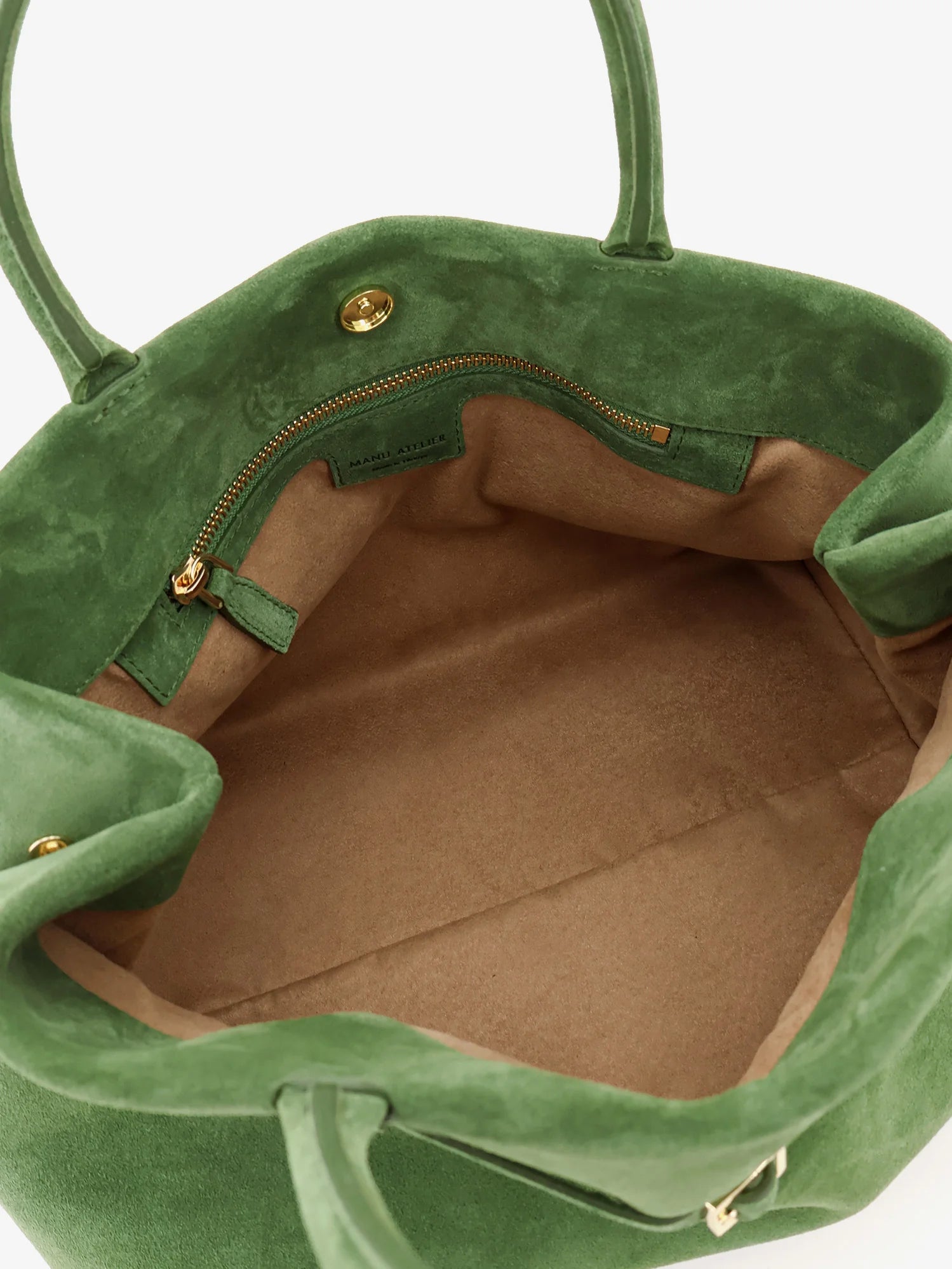 Le Cambon 35 suede handbag