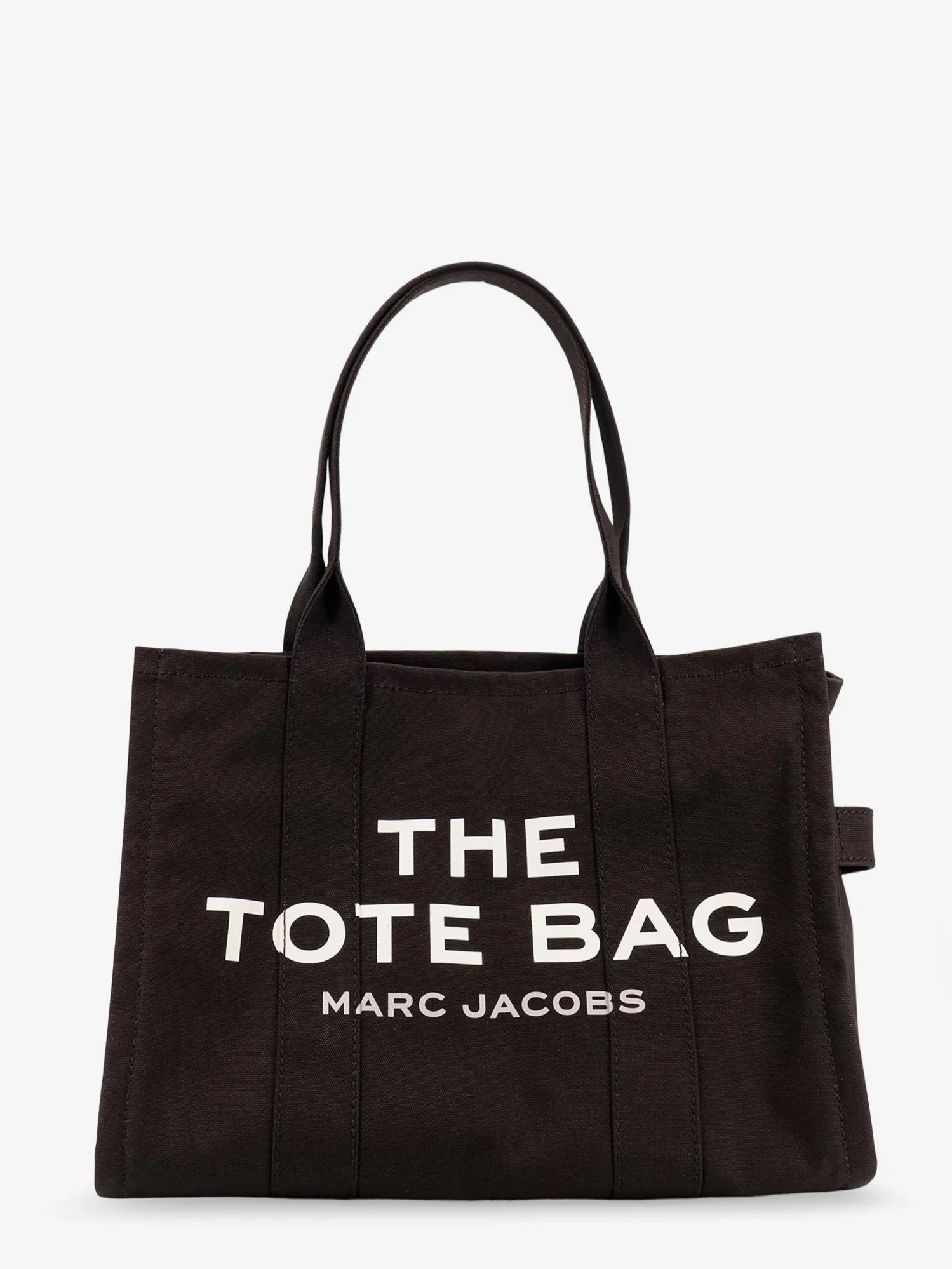 Canvas shopping bag with frontal logo