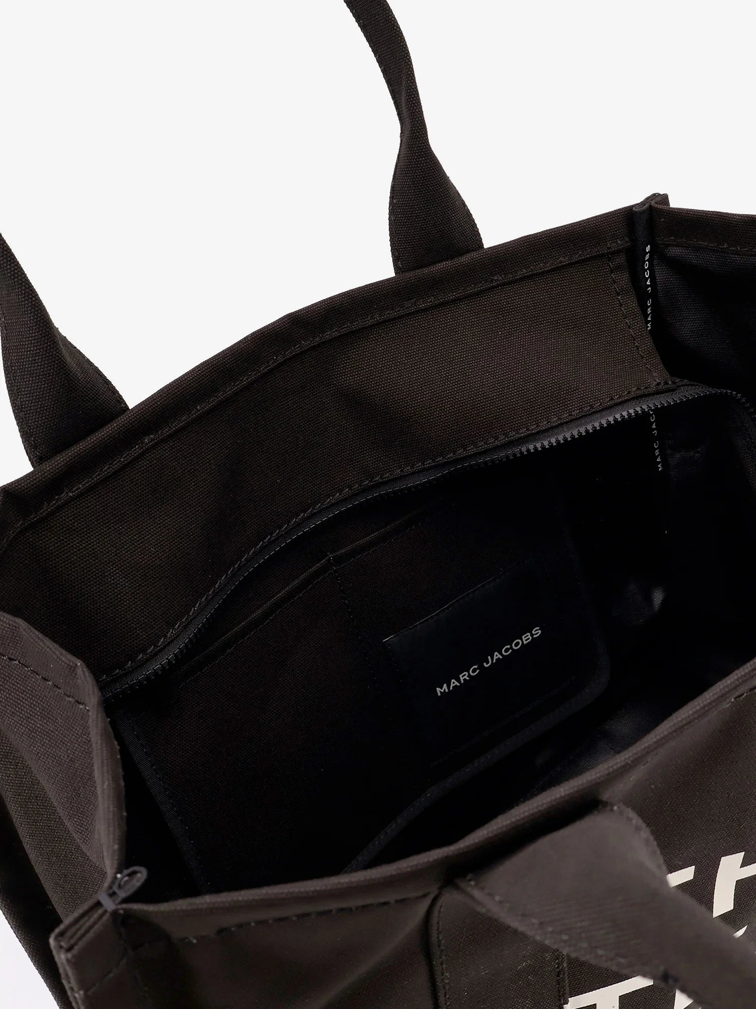 Canvas shopping bag with frontal logo