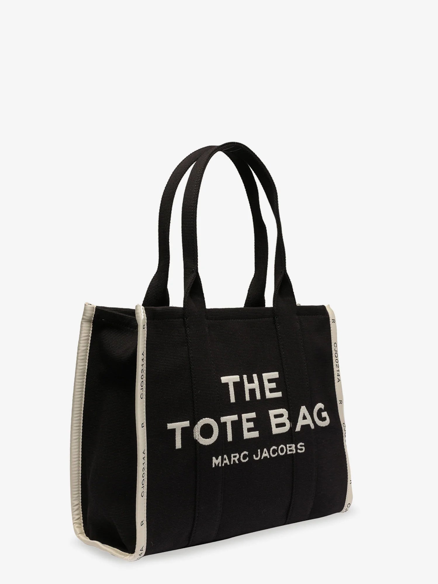 Traveler Tote canvas shopping bag with logo on the front