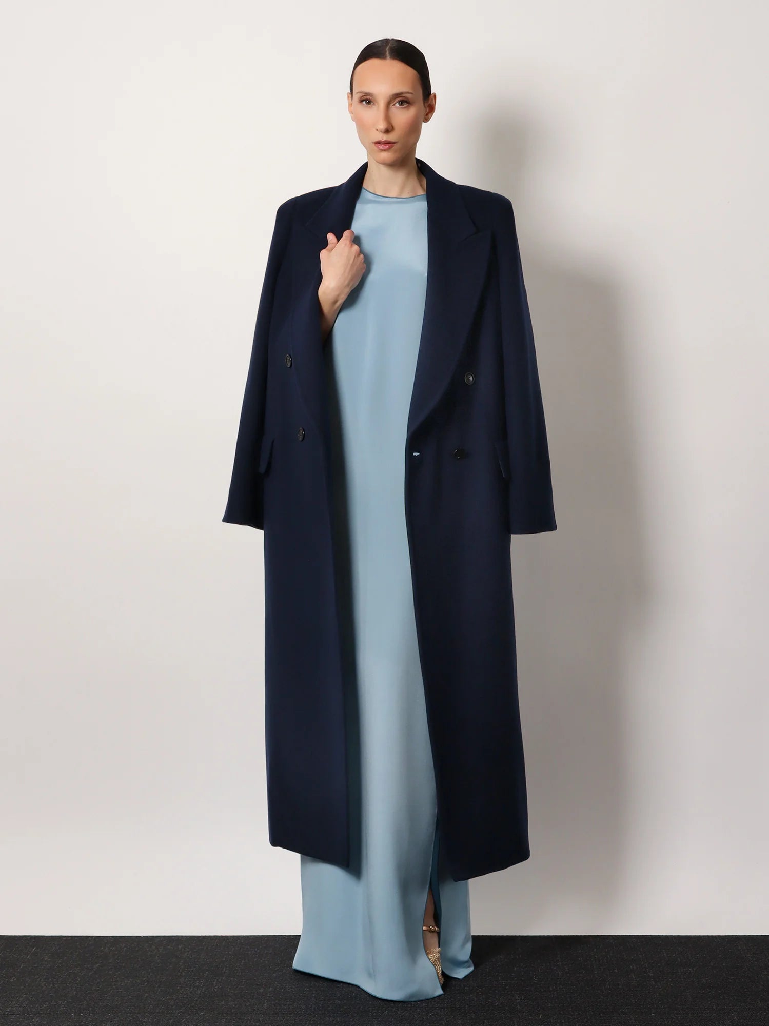 MAX MARA - Albania 1234 Max Mara sfilata virgin wool and cashmere coat