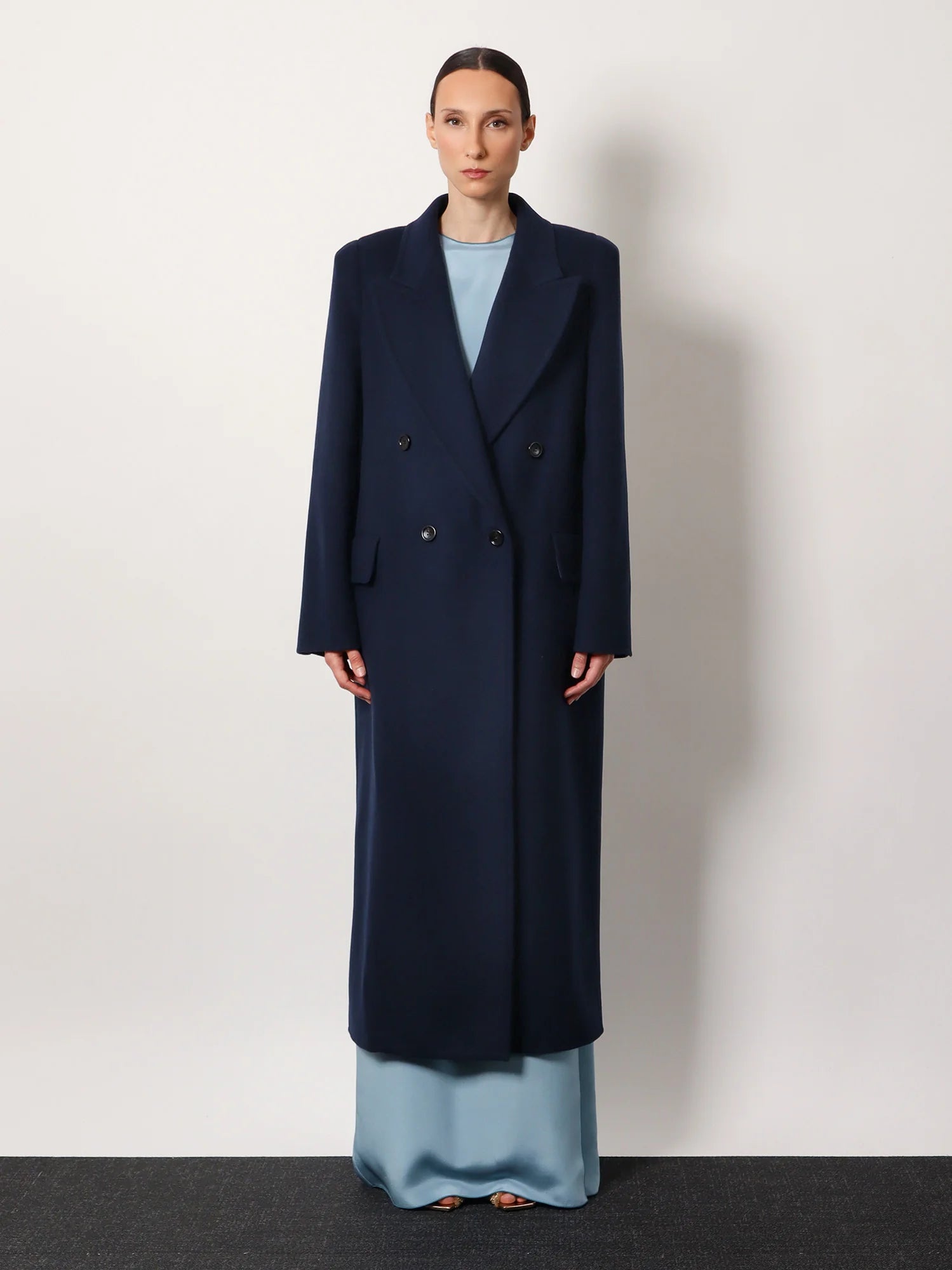 MAX MARA - Albania 1234 Max Mara sfilata virgin wool and cashmere coat