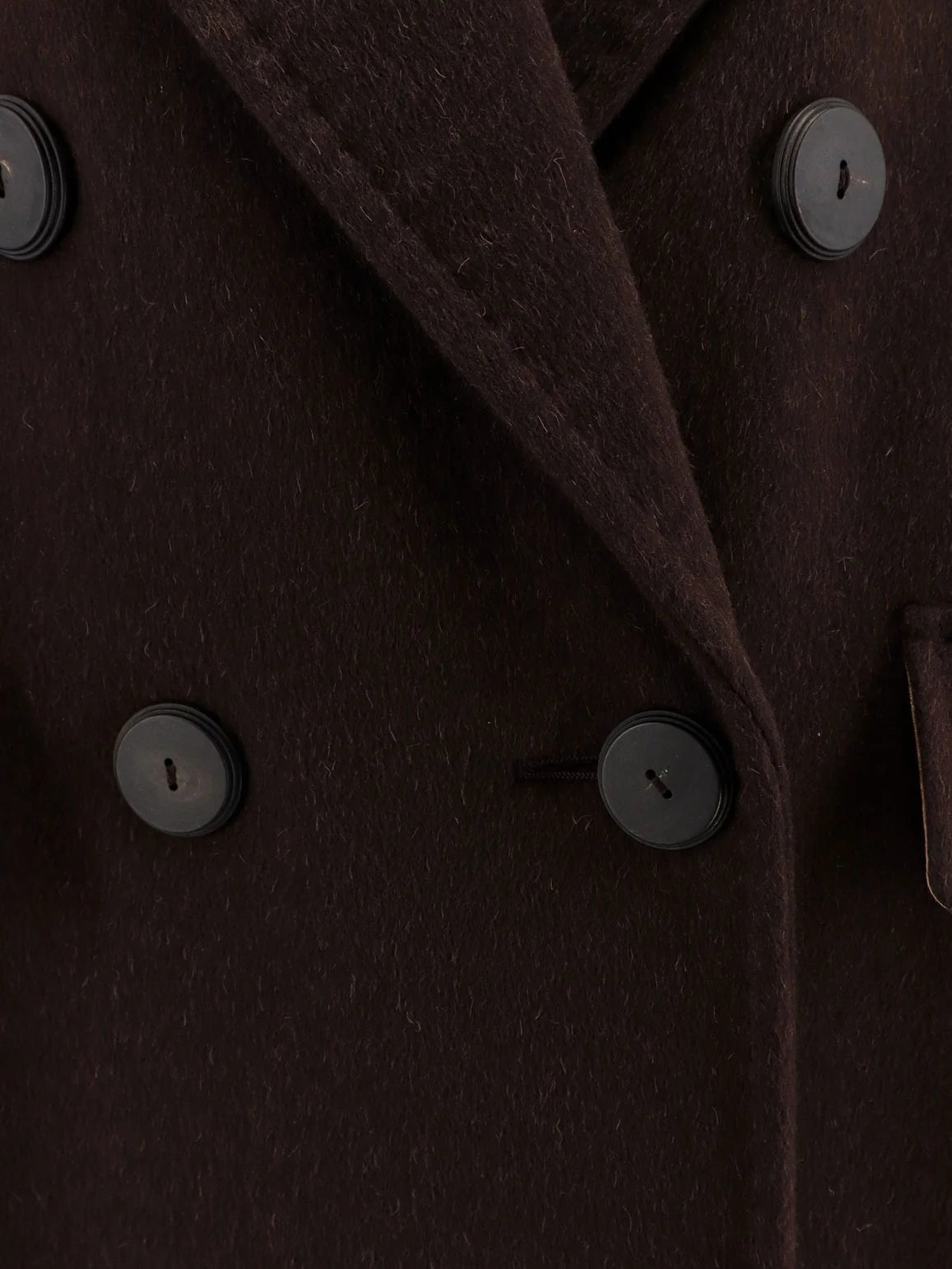 Angus cashmere and alpaca coat