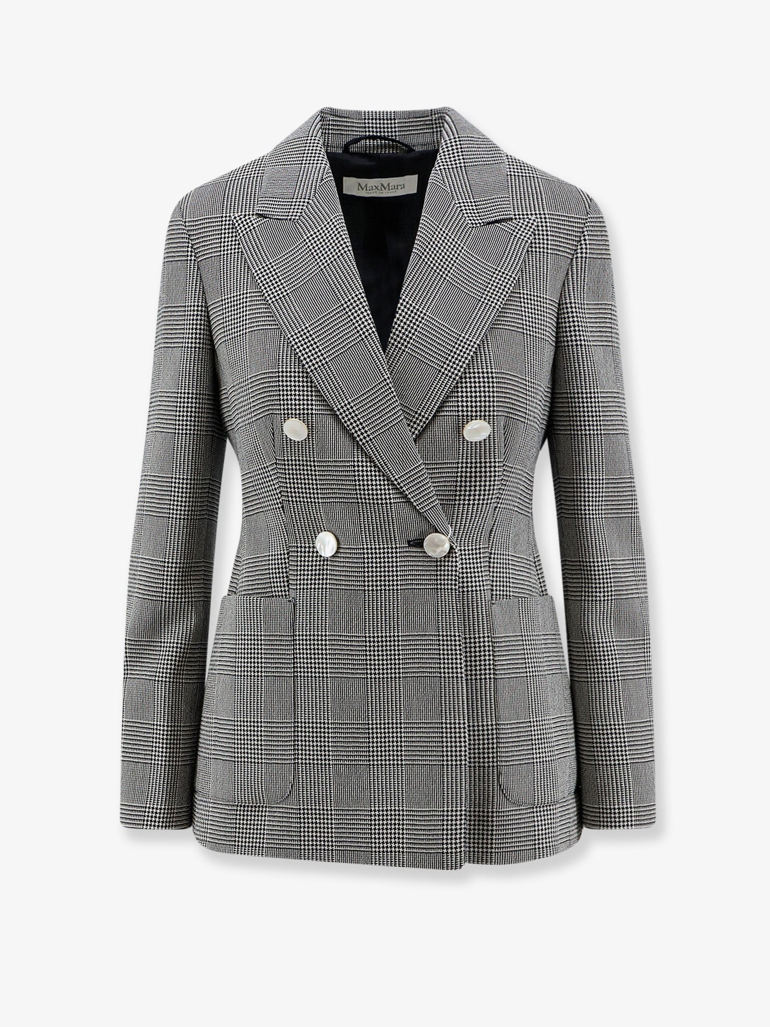 Mxmaccordo double-breasted virgin wool blazer