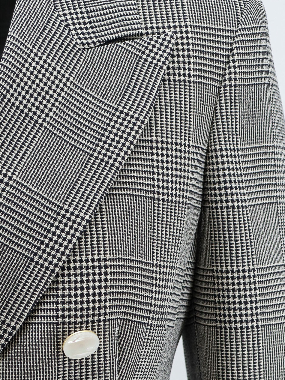 Mxmaccordo double-breasted virgin wool blazer