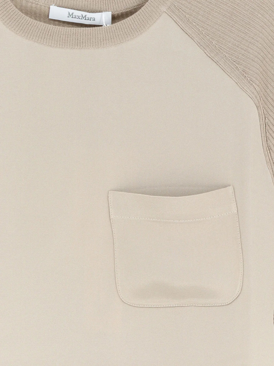 Mxmgolfo silk and cashmere top