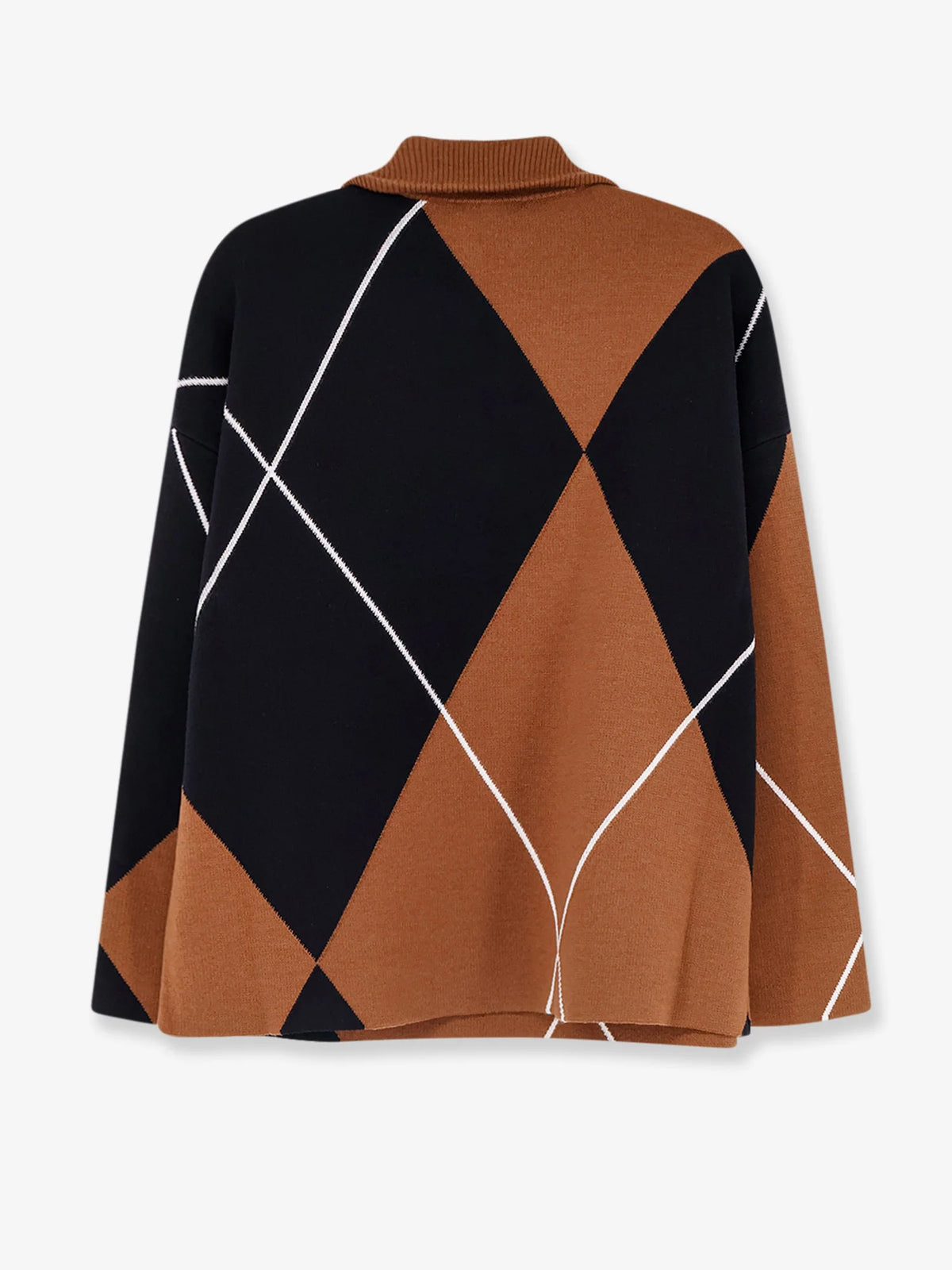 Mxmsala argyle pattern virgin wool sweater
