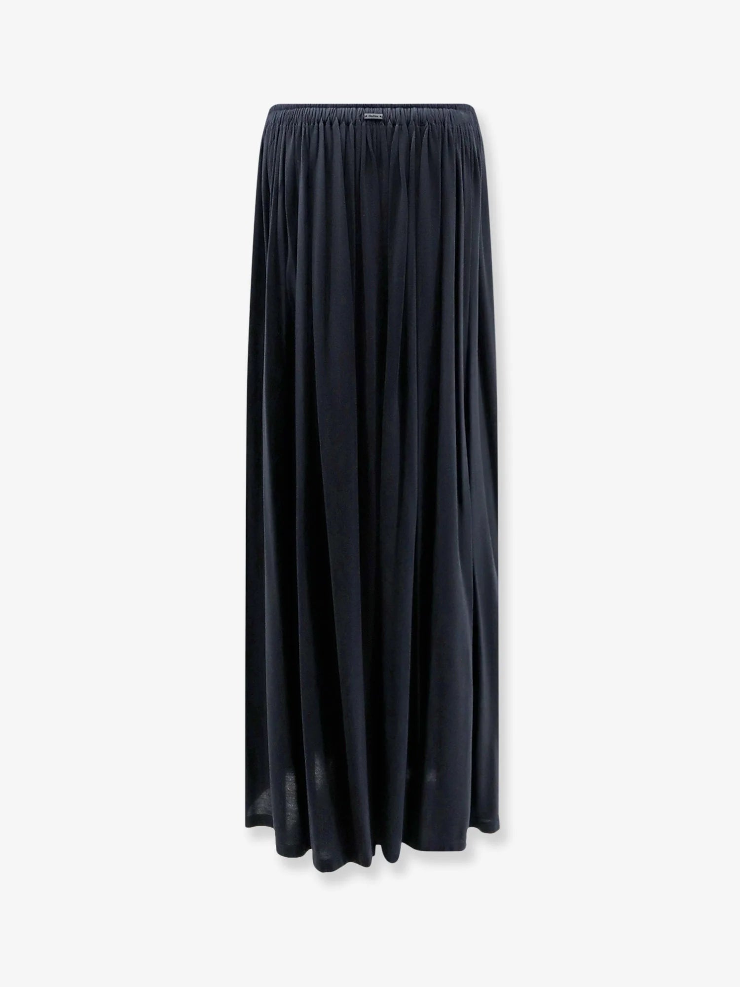 MXMLivrea pleated jersey long skirt