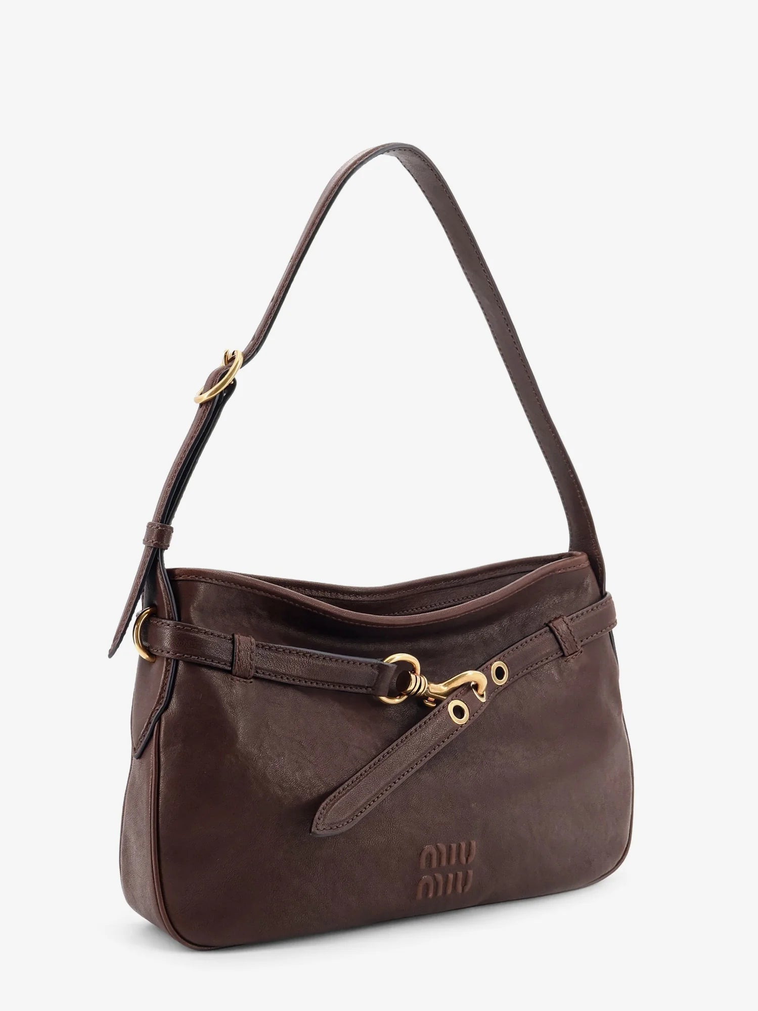 Aventure leather shoulder bag