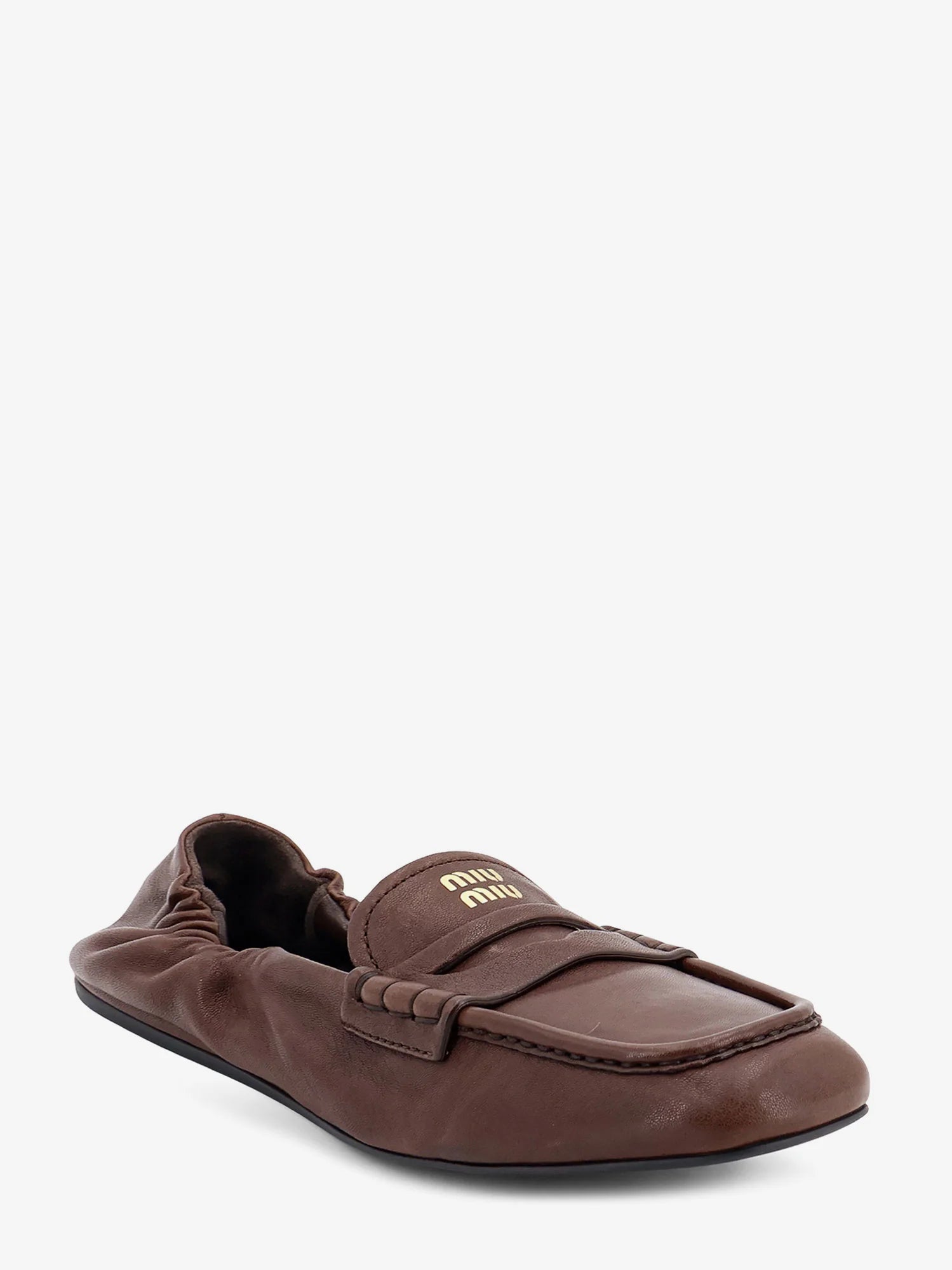 Ruches leather loafers