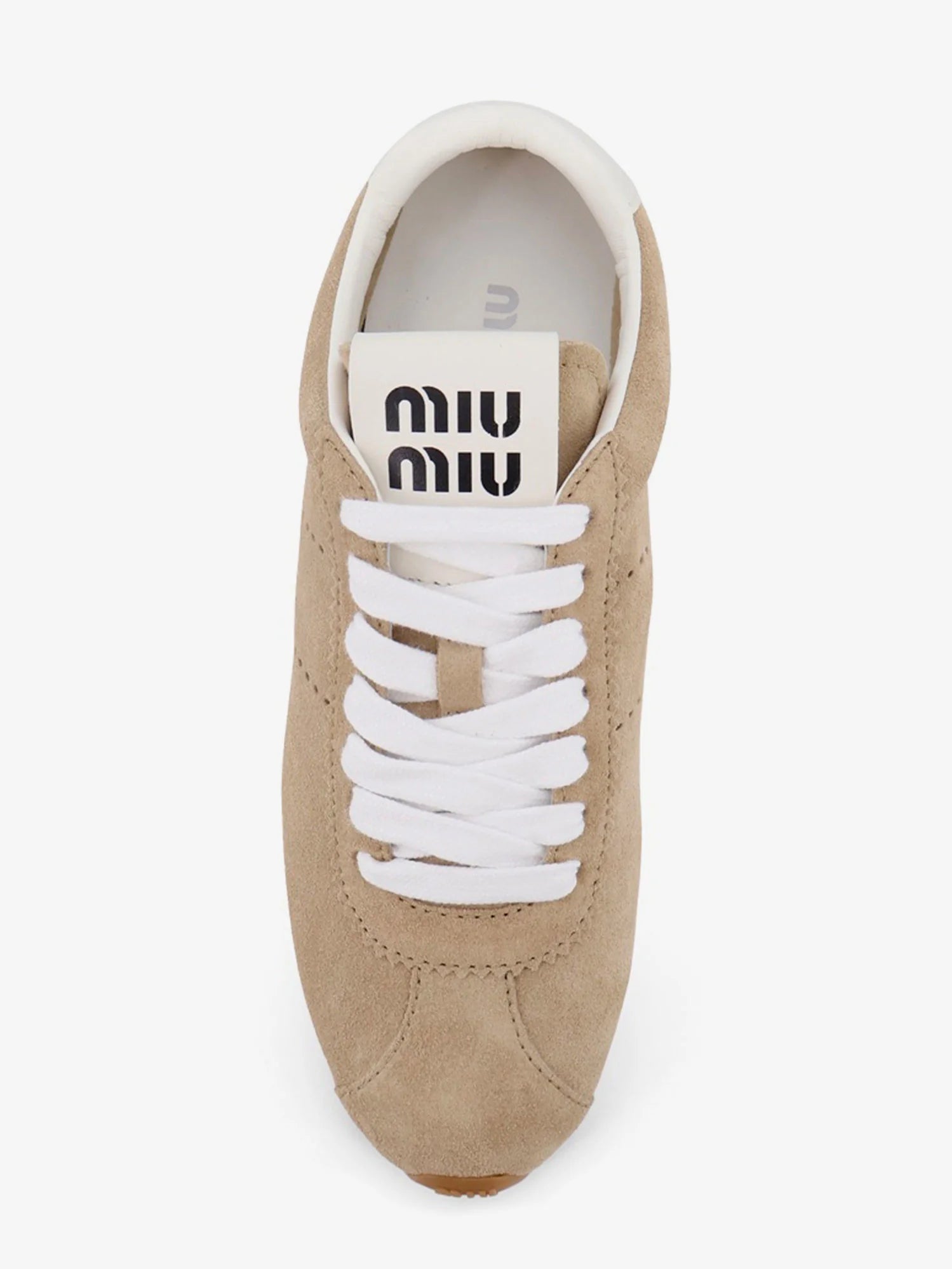 Plume vintage silver leather sneakers