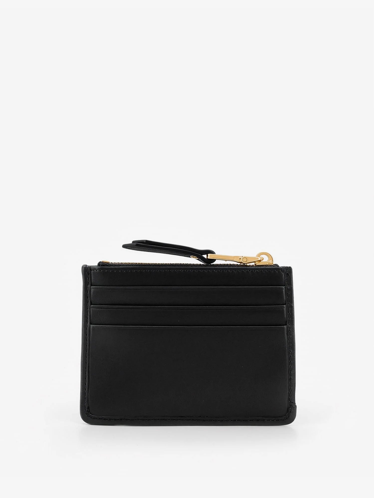 Quilted leather card holder
